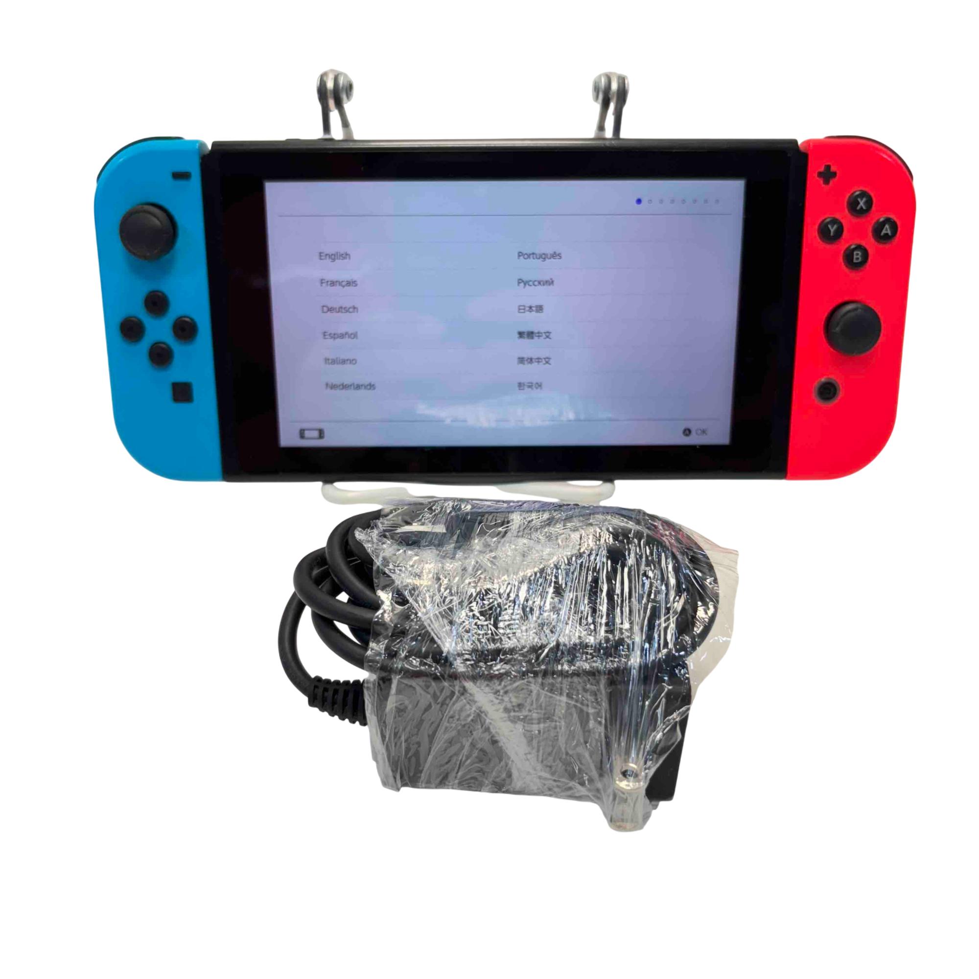 美品　Nintendo Switch HAC-001 Nintendo Switch UNPATCHED low serial number launch model V1