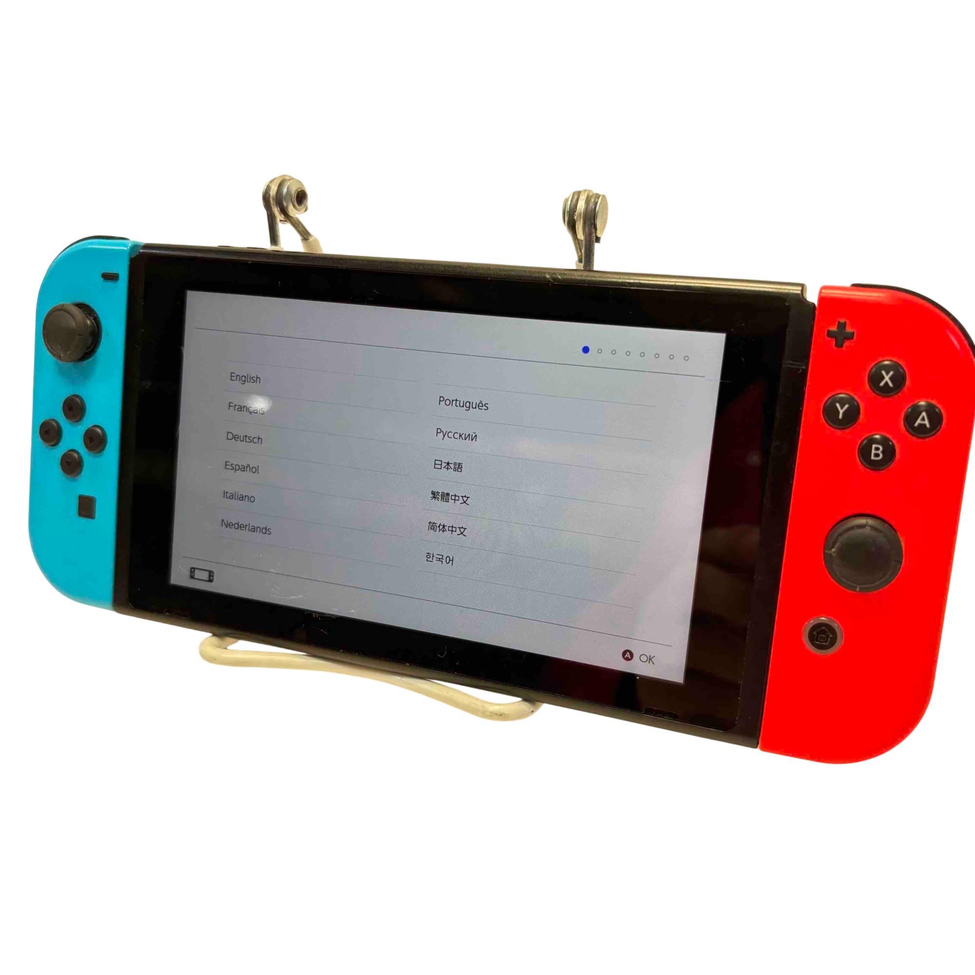 Nintendo Switch HAC-001(-01) 32GB Console Red/Neon Blue 4694