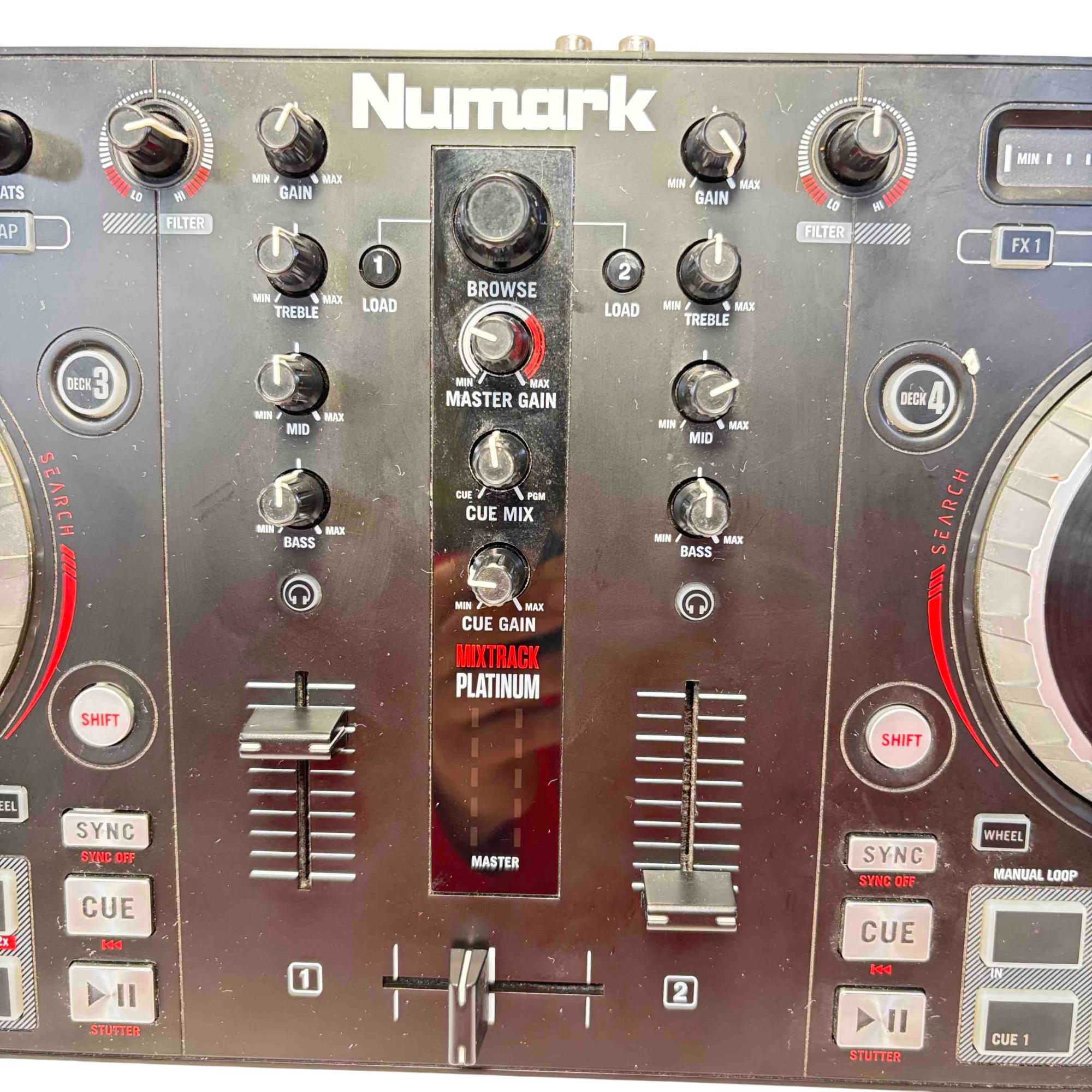 Numark Mixtrack Platinum 4-Deck DJ Controller for Serato