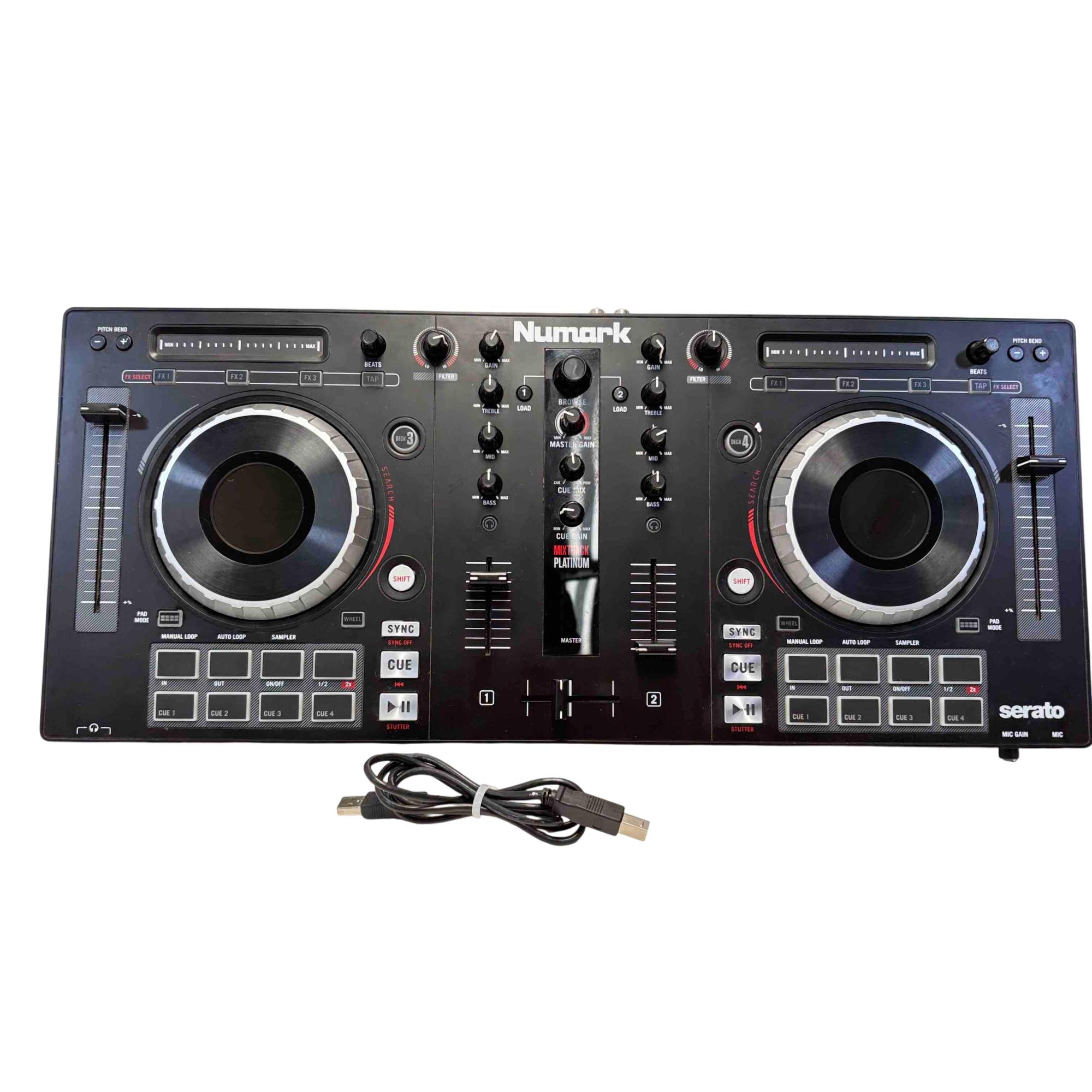 Numark Mixtrack Platinum 4-Deck DJ Controller for Serato