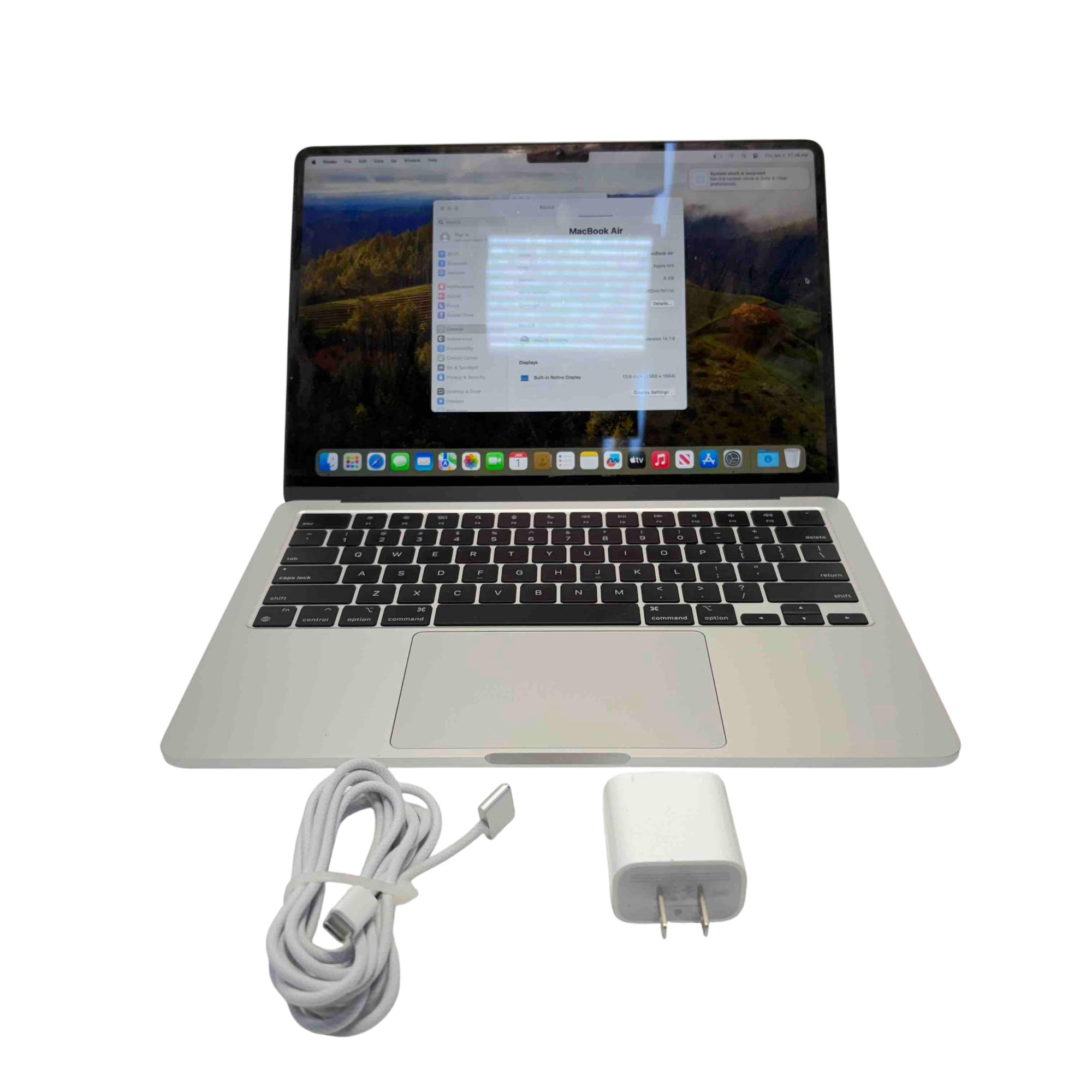 【ヨウ】Apple MacBook M3 MRXV3J/A Apple Japan Air M3チップ 13.6インチ 256GB MRXV3J/Aを検証
