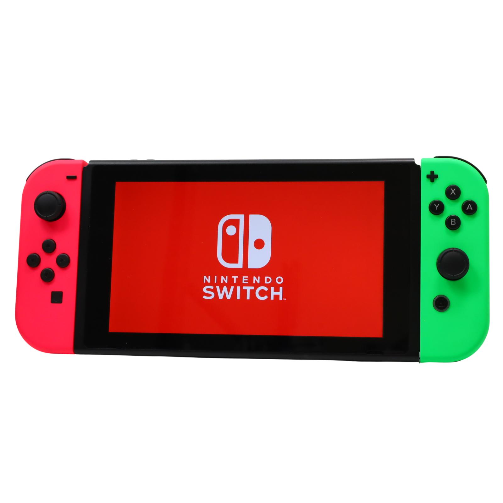 Nintendo Switch HAC-001 32GB Video Game System - Pink/Green (6047)