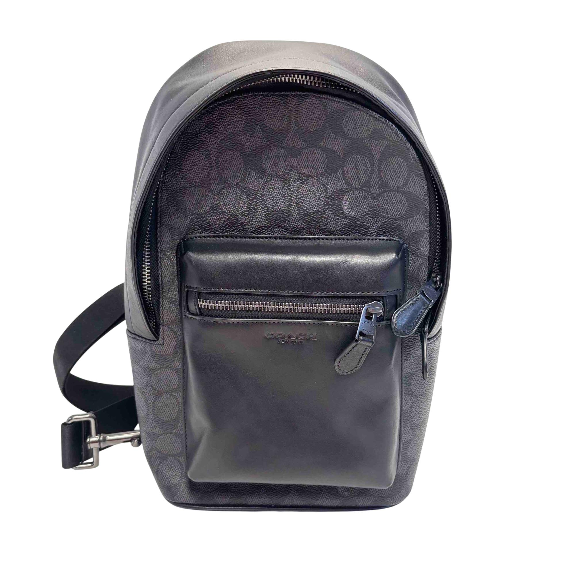 Coach Black Edge L Pack Sling Backpack F2447-CV924
