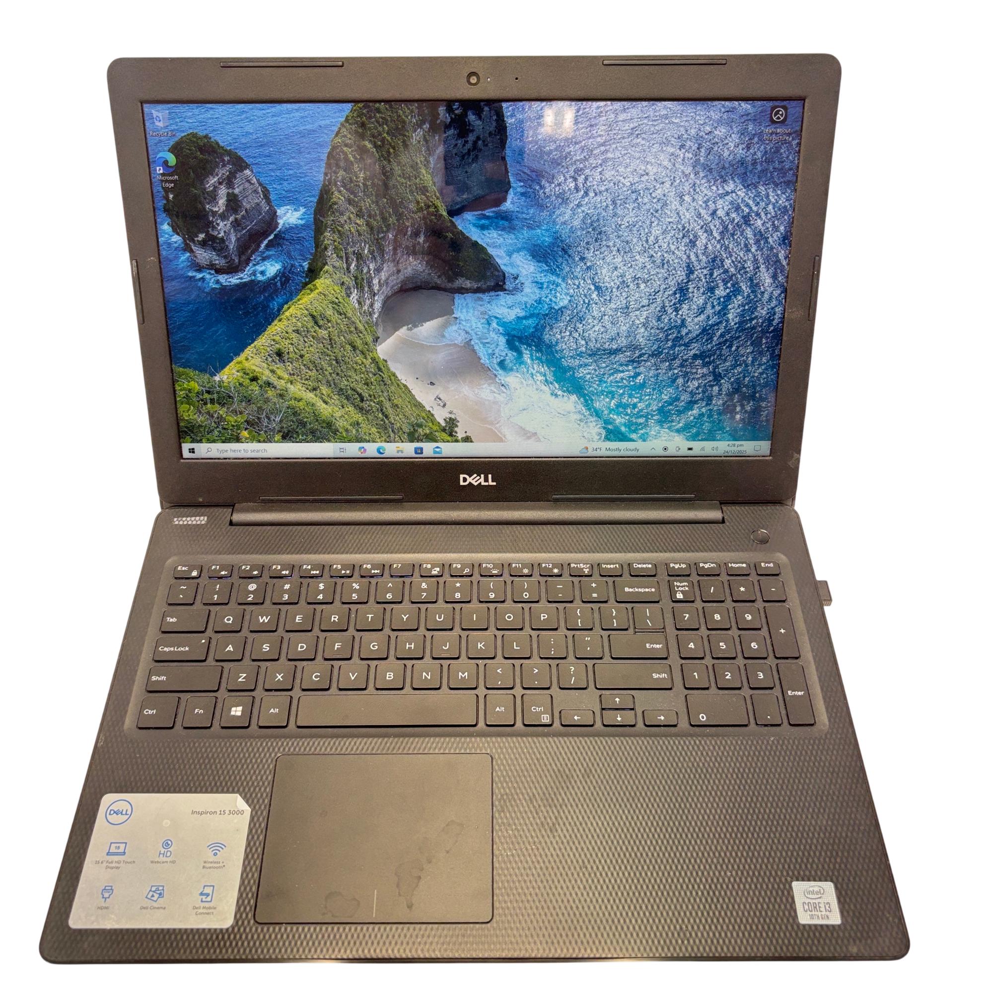 Dell Inspiron 15 3593 Windows 10 i3-1005G1 1.1Ghz 8GB RAM 512GB