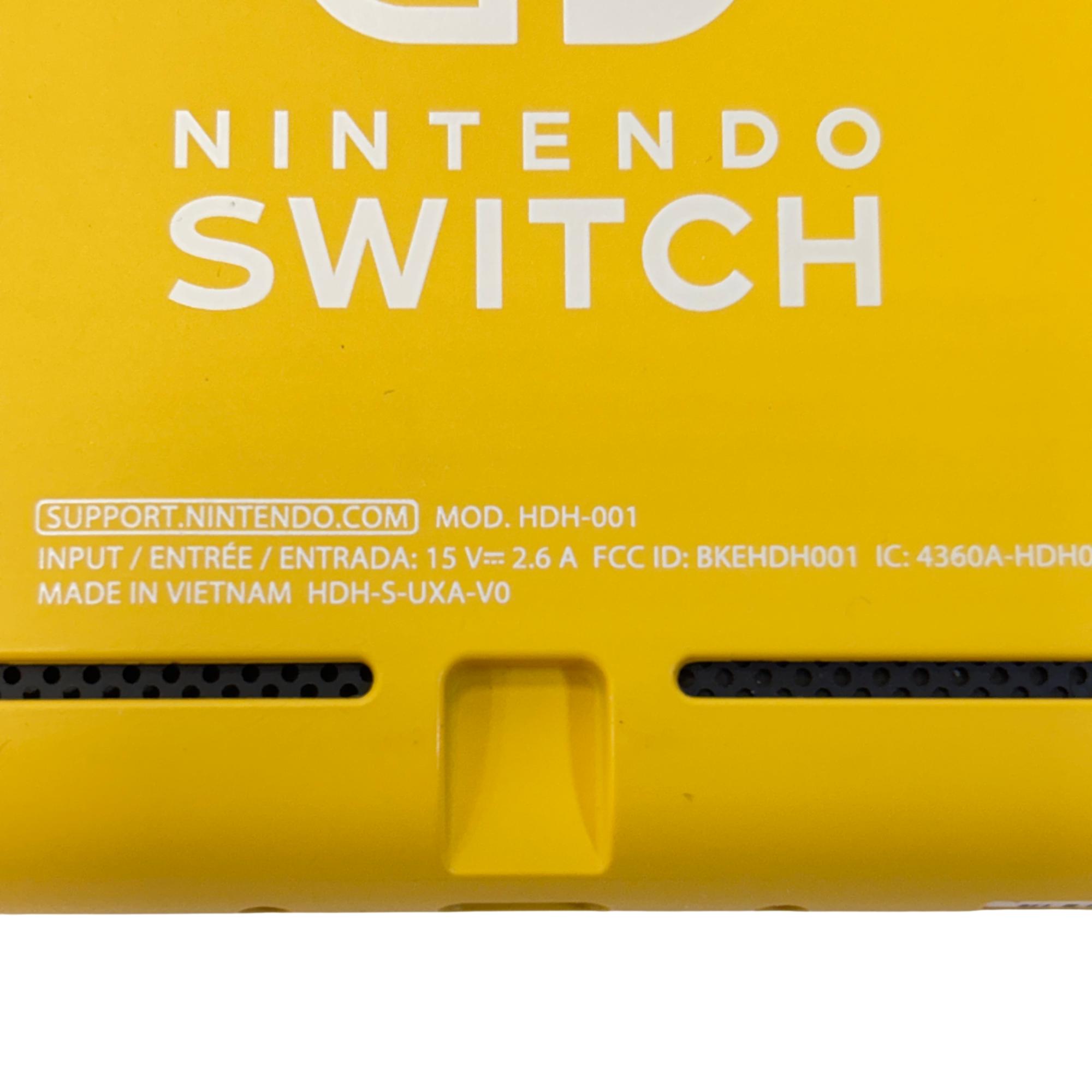Nintendo Switch Lite HDH-001 Handheld Video Game Console Yellow