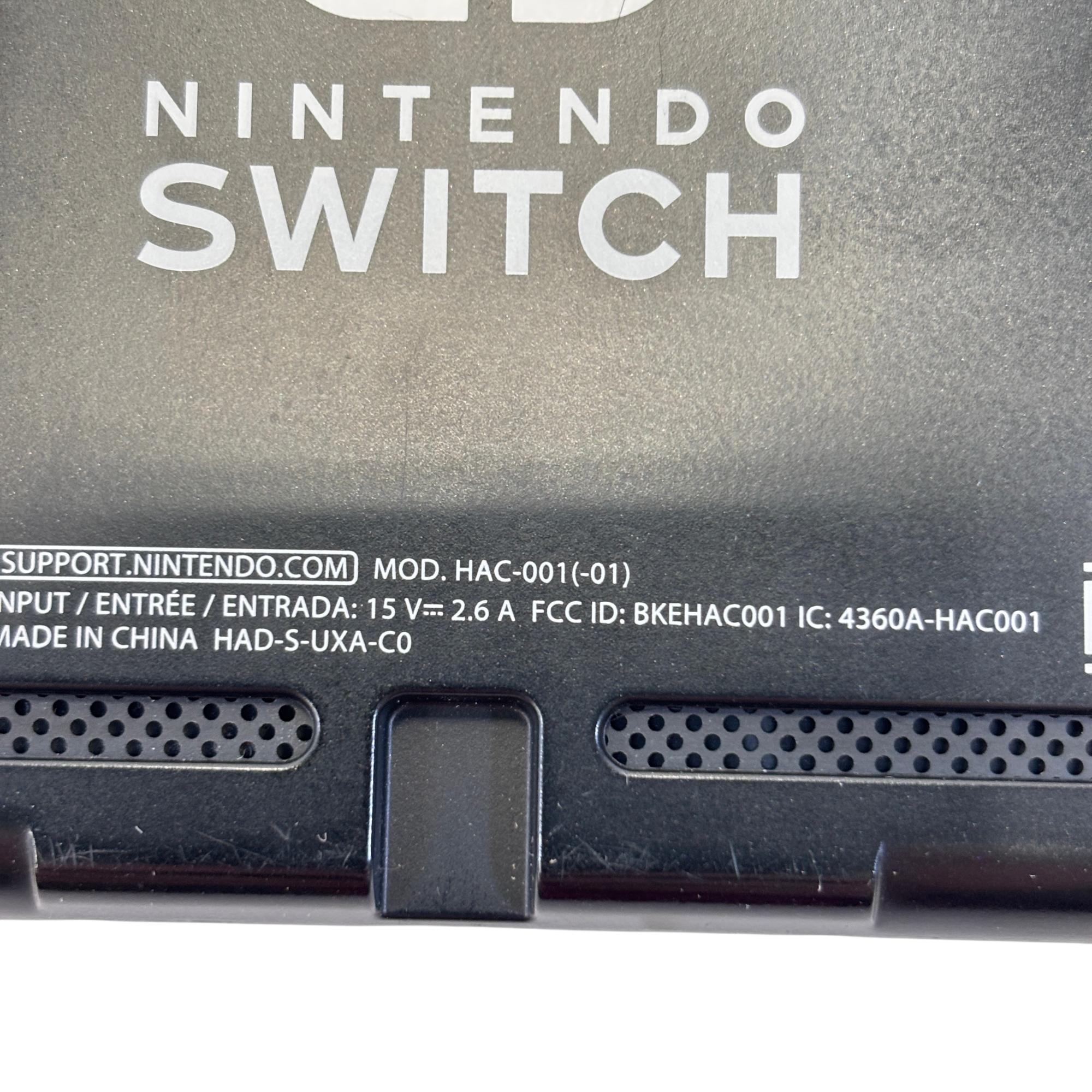 【美品】任天堂 Switch HAC-001（新型）2023年 09-179 Nintendo Switch HAC-001(-01) 32GB Neon Red/Neon Blue Video Game