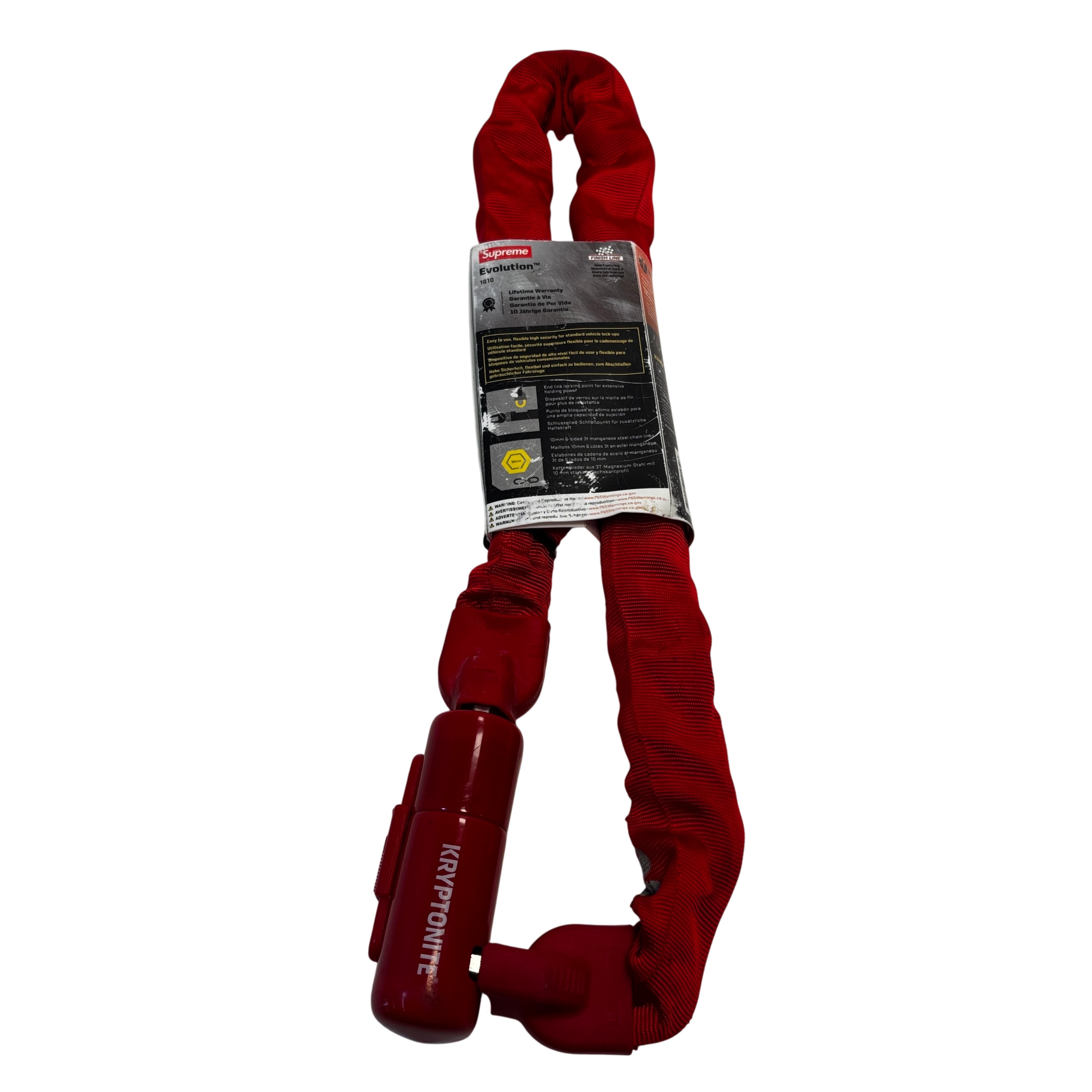 Kryptonite 1010 Supreme Evolution 39.4in 10mm Chain Lock