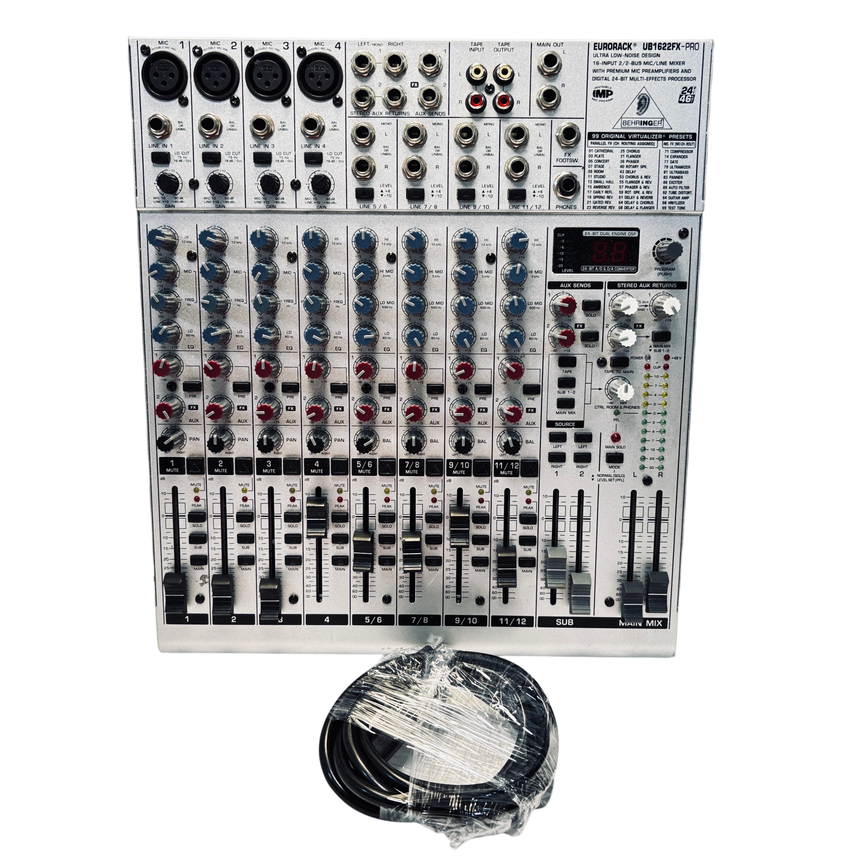 Behringer Eurorack UB1622FX-PRO 16 Input 2/2 Bus Mixer FX