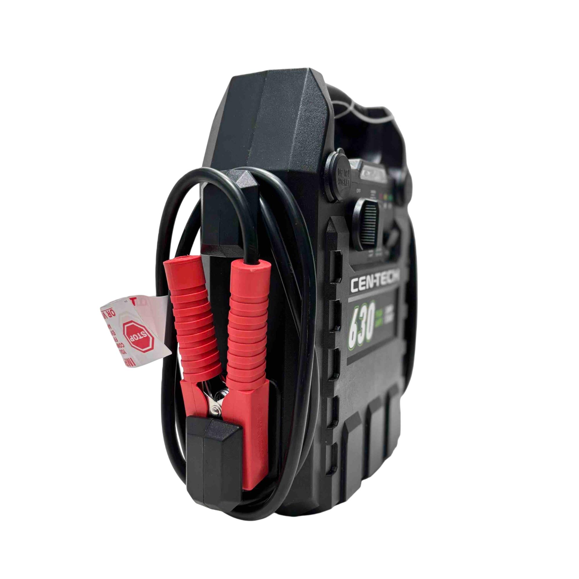 Cen-Tech 58979 630 Peak Amp Automotive Battery Jump Starter Black