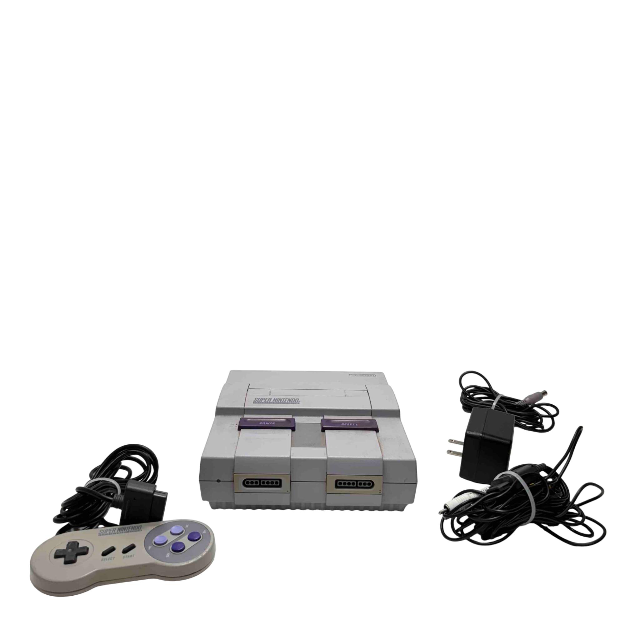 Super Nintendo SNS-001 Video Game Console Gray 7571