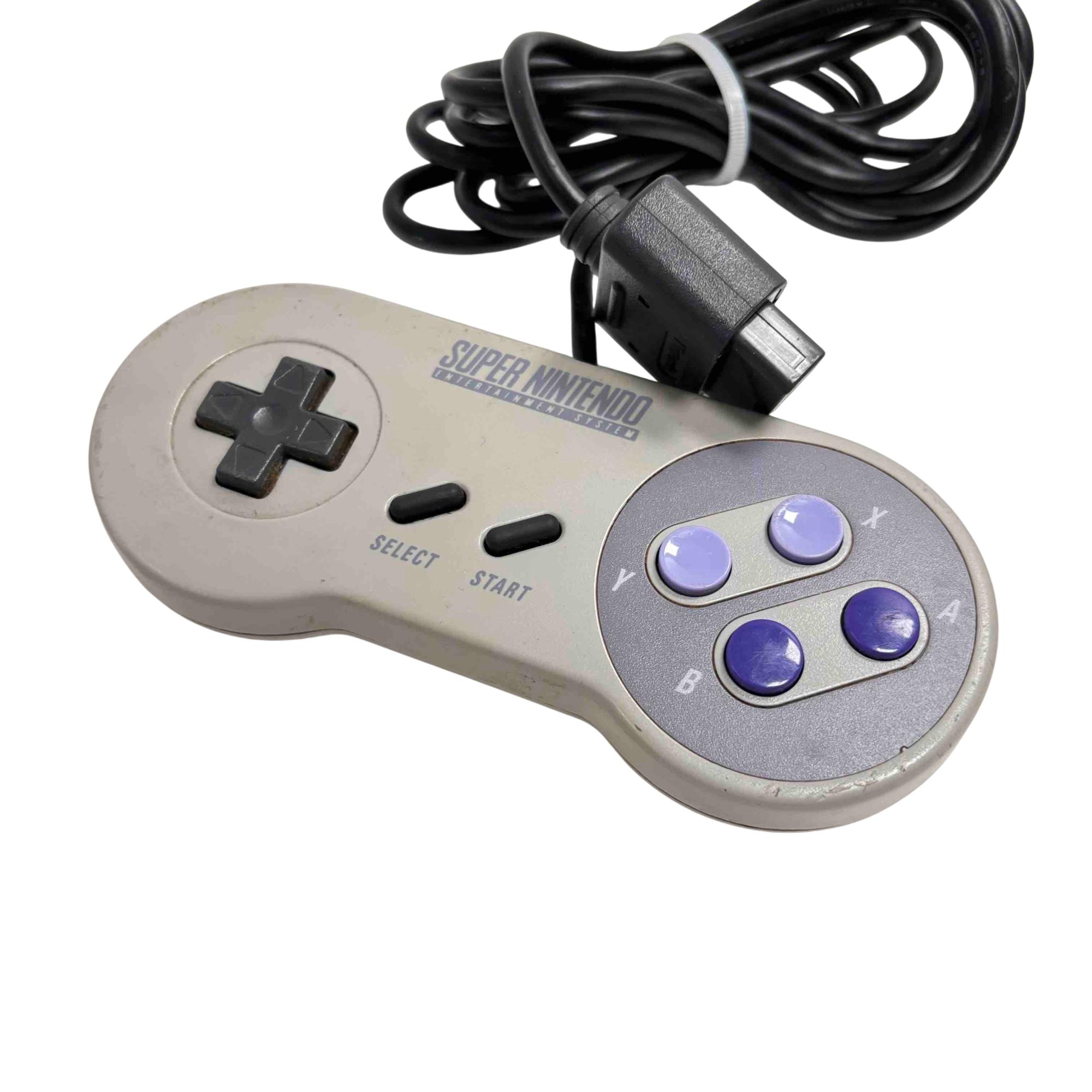 Super Nintendo SNS-001 Video Game Console Gray 7571