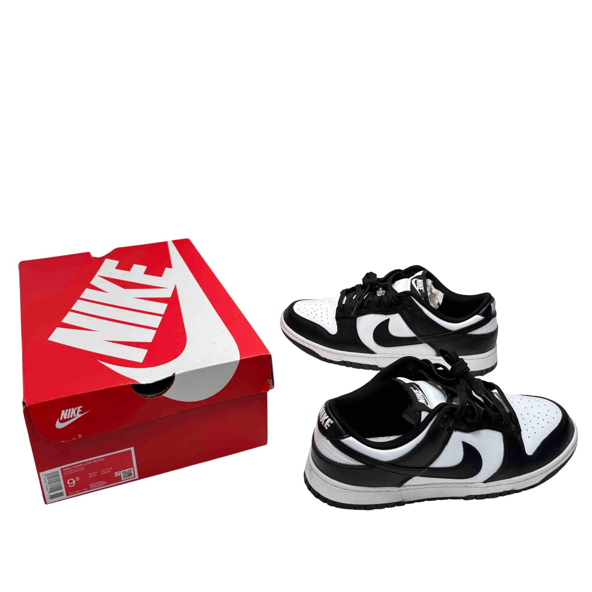 Mens Nike Dunk Low Black White Panda DD1391-100, Size US 9.5 Shop Nike Dunk Low Retro  main image 3