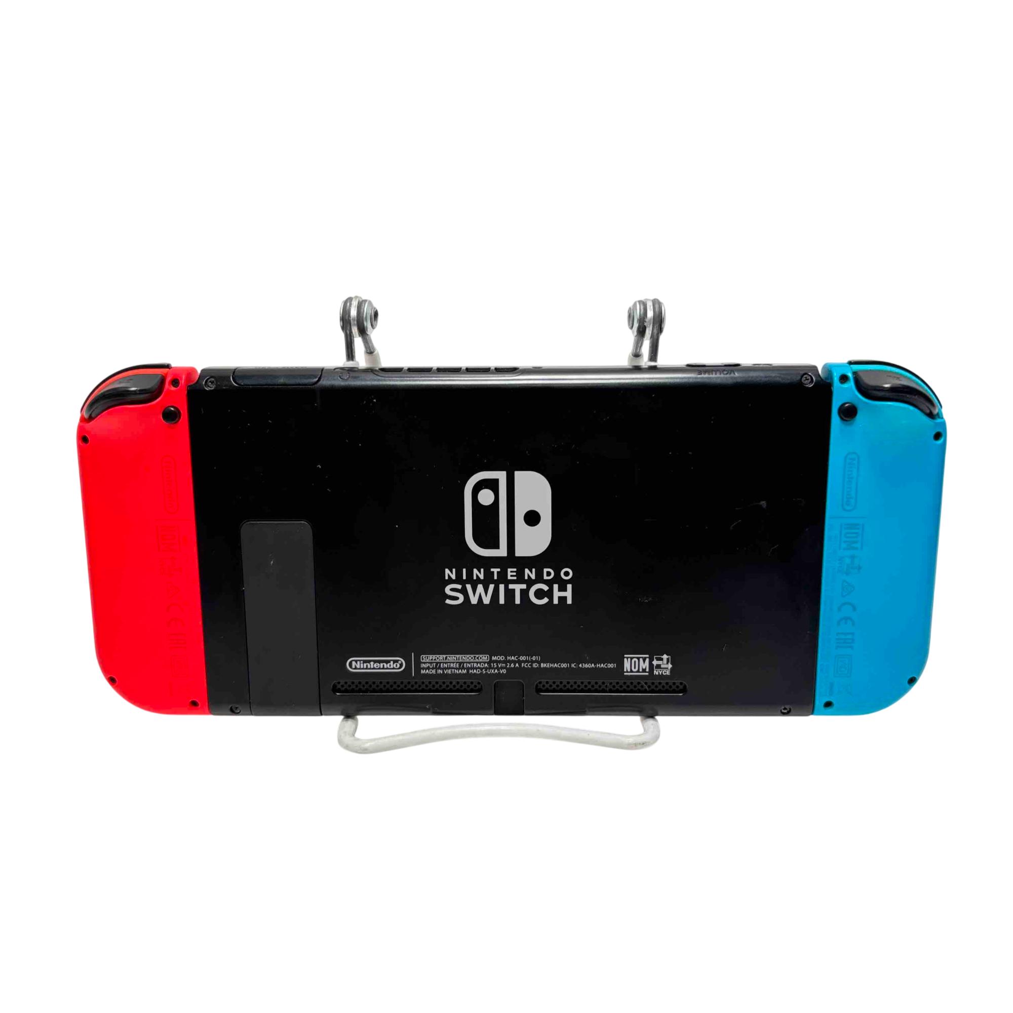 Nintendo Switch HAC-001 Blue/Red Joy-Cons Video Gaming Console 8817
