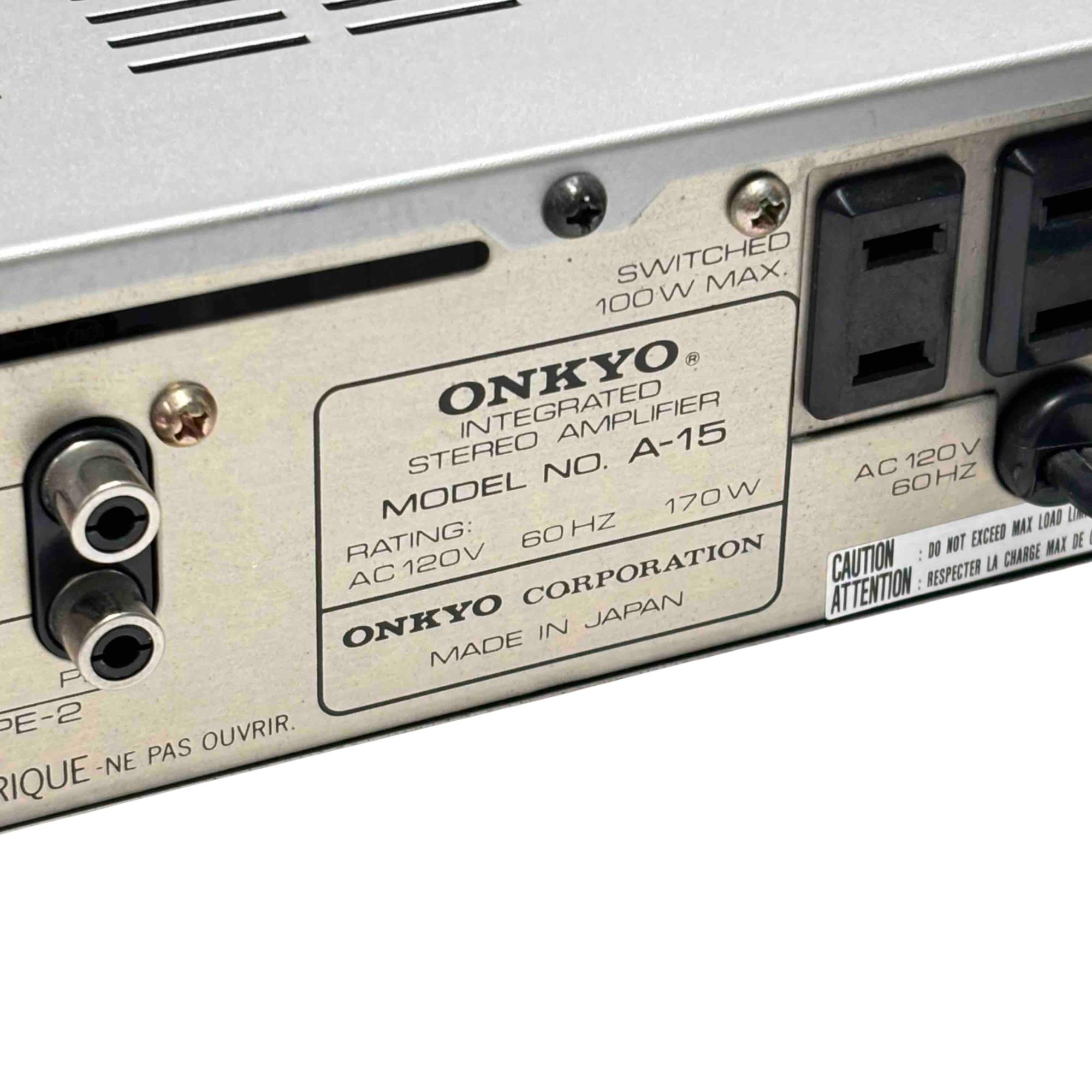 アンプ ONKYO INTEGRATED STEREO AMPLIFIER Onkyo TX-SV727PRO 90's Great Amp - Partially Functional