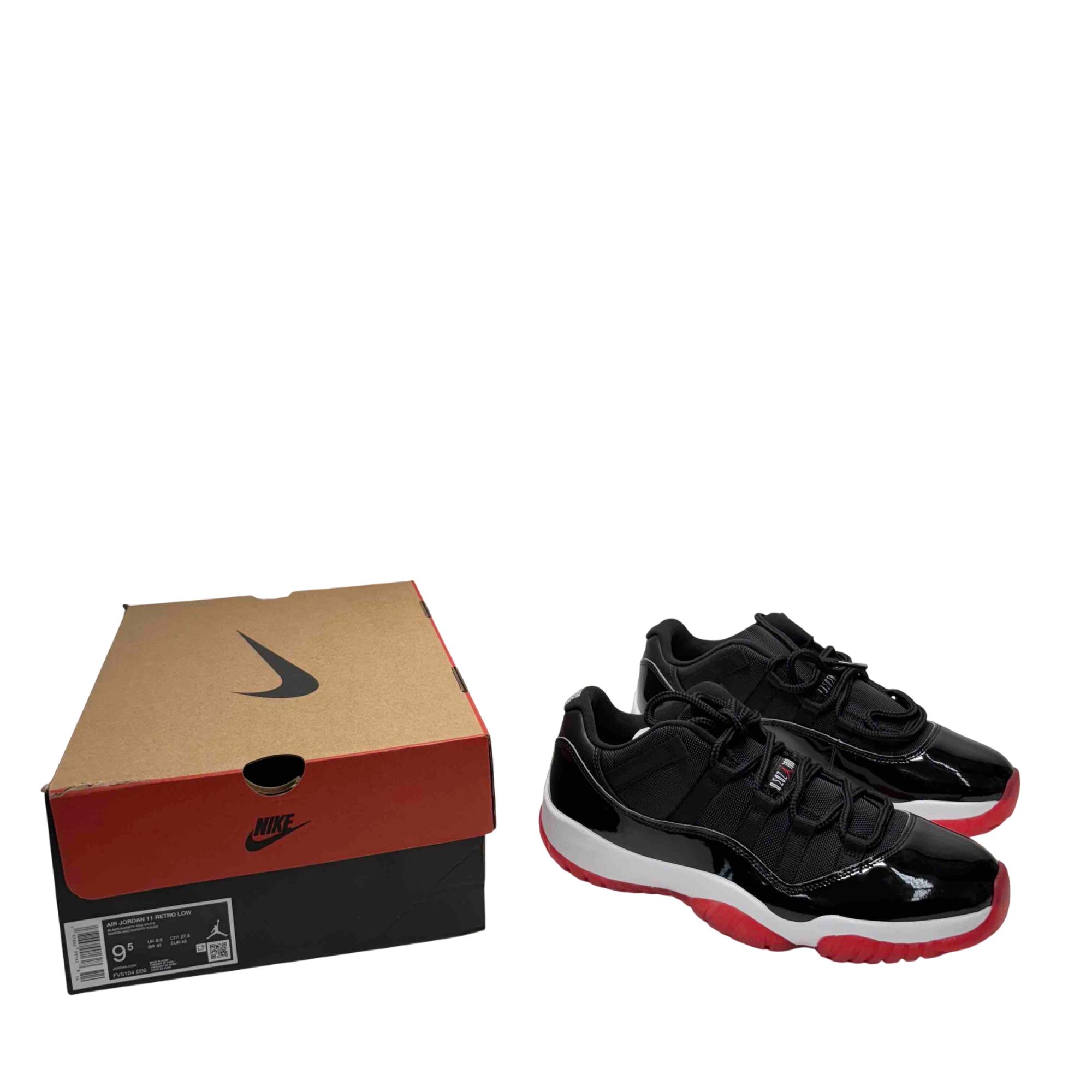 Nike Air Jordan 11 Retro Low Men's Sneakers Black Size 9.5