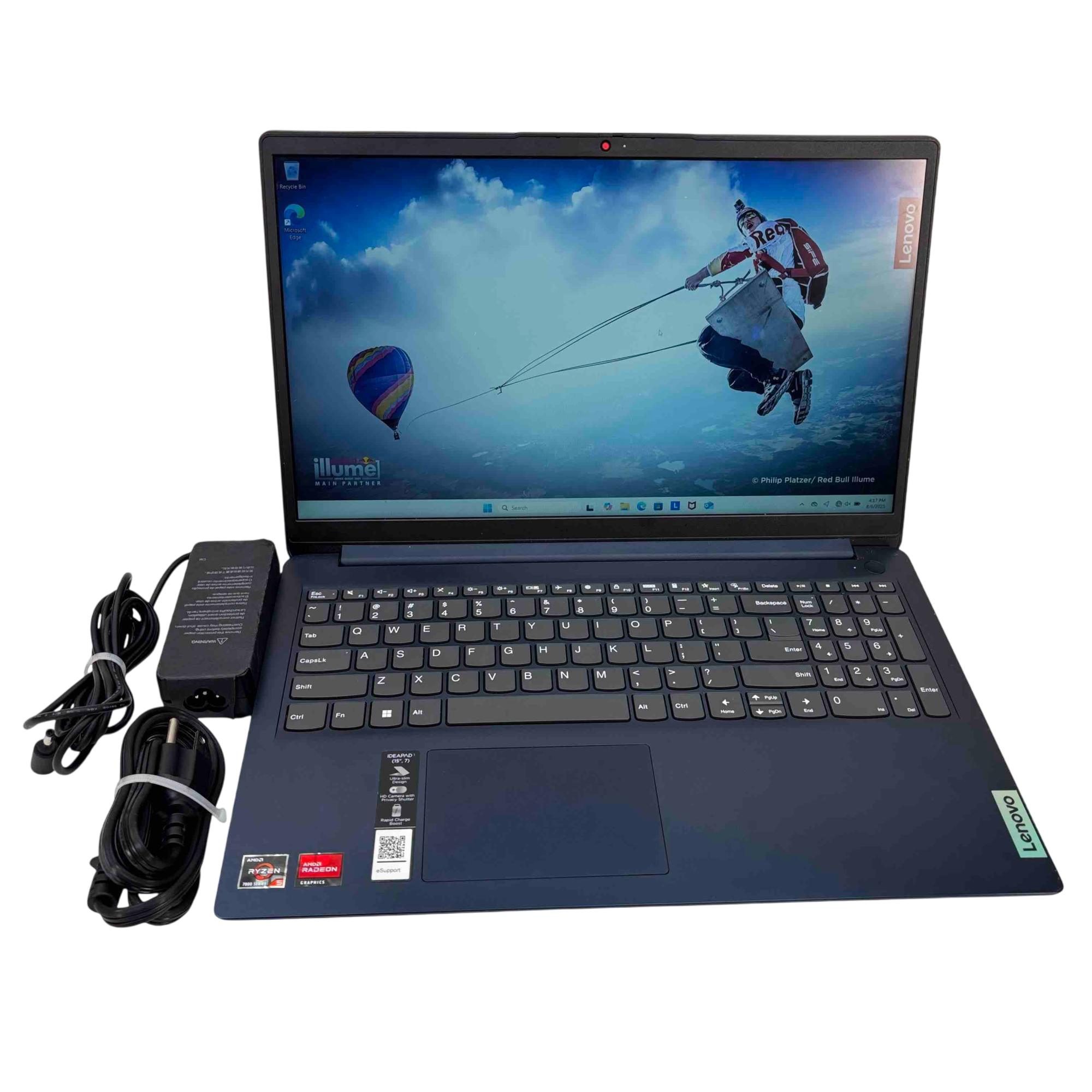 Lenovo IdeaPad 1 15AMN7 Ryzen 5 7520U 2.8GHz 16GB RAM 256GB SSD 15.6