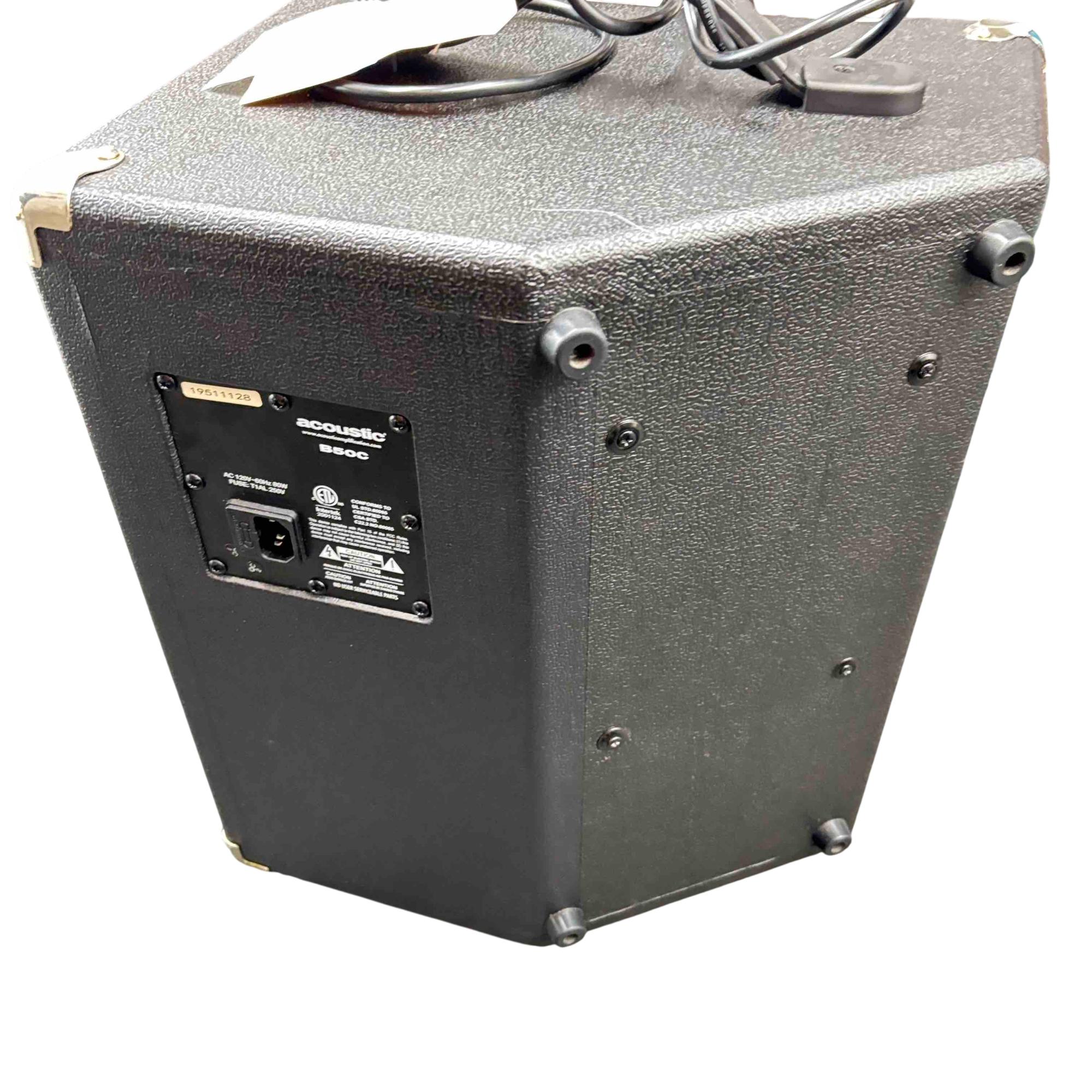 acoustic B50C ベース用アンプ B50C 50 W 1×10″ C-Series Bass Combo Amp - Acoustic Control Corp
