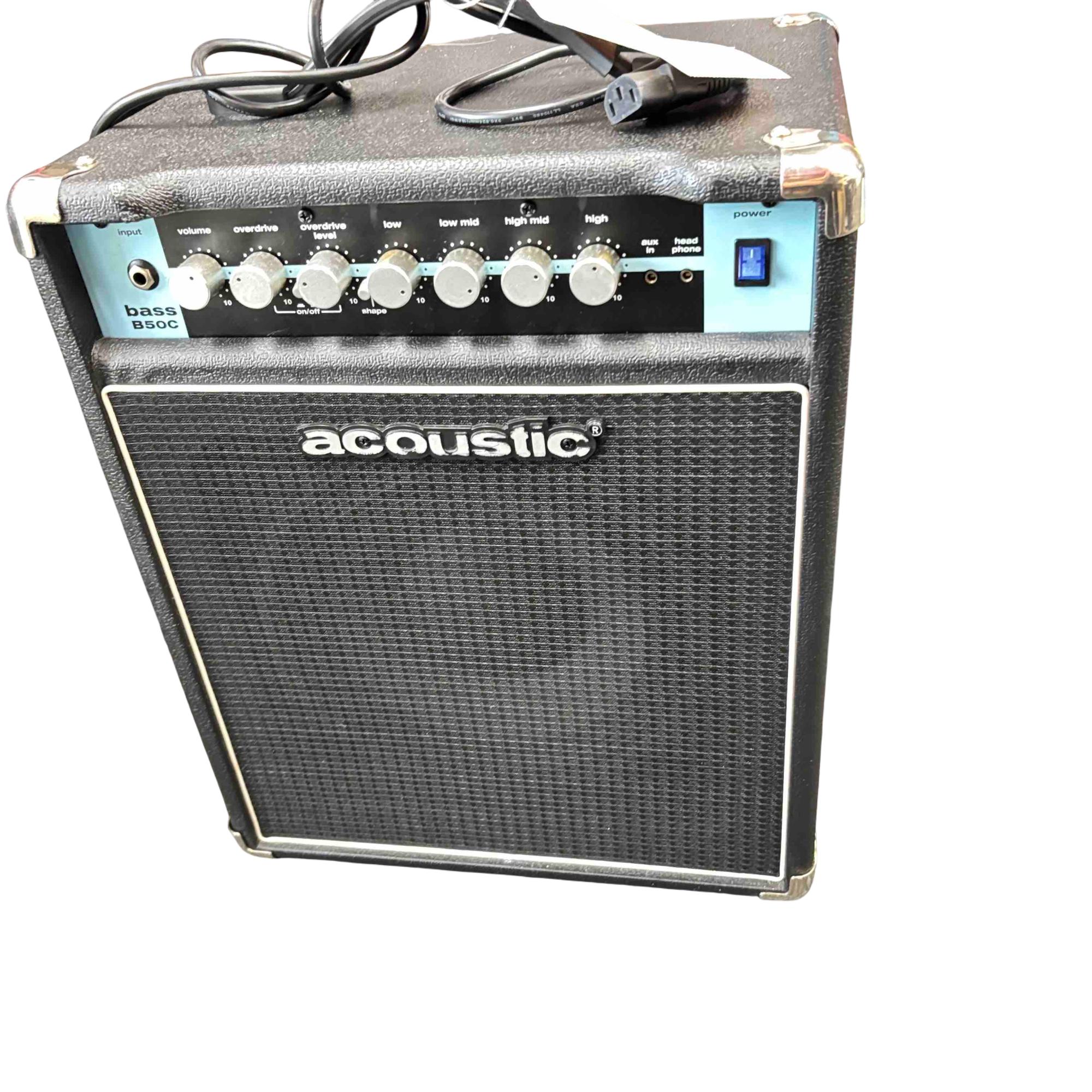 acoustic B50C ベース用アンプ B50C 50 W 1×10″ C-Series Bass Combo Amp - Acoustic Control Corp