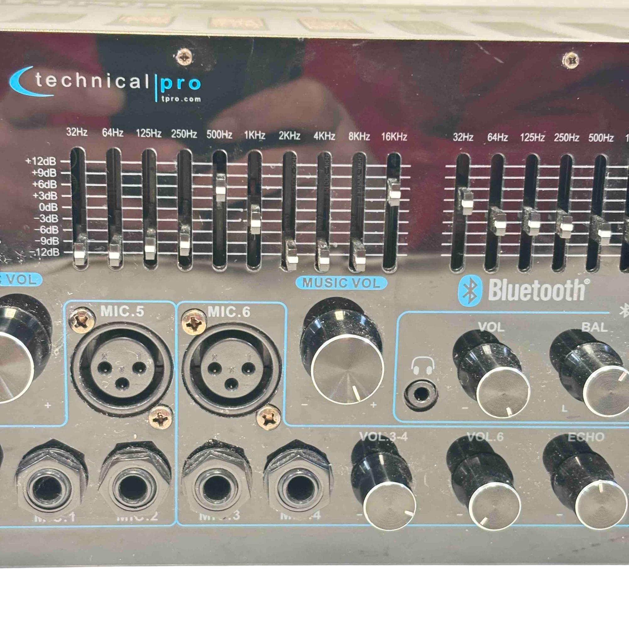 Technical Pro MM2000BT Pro Mixing Amp