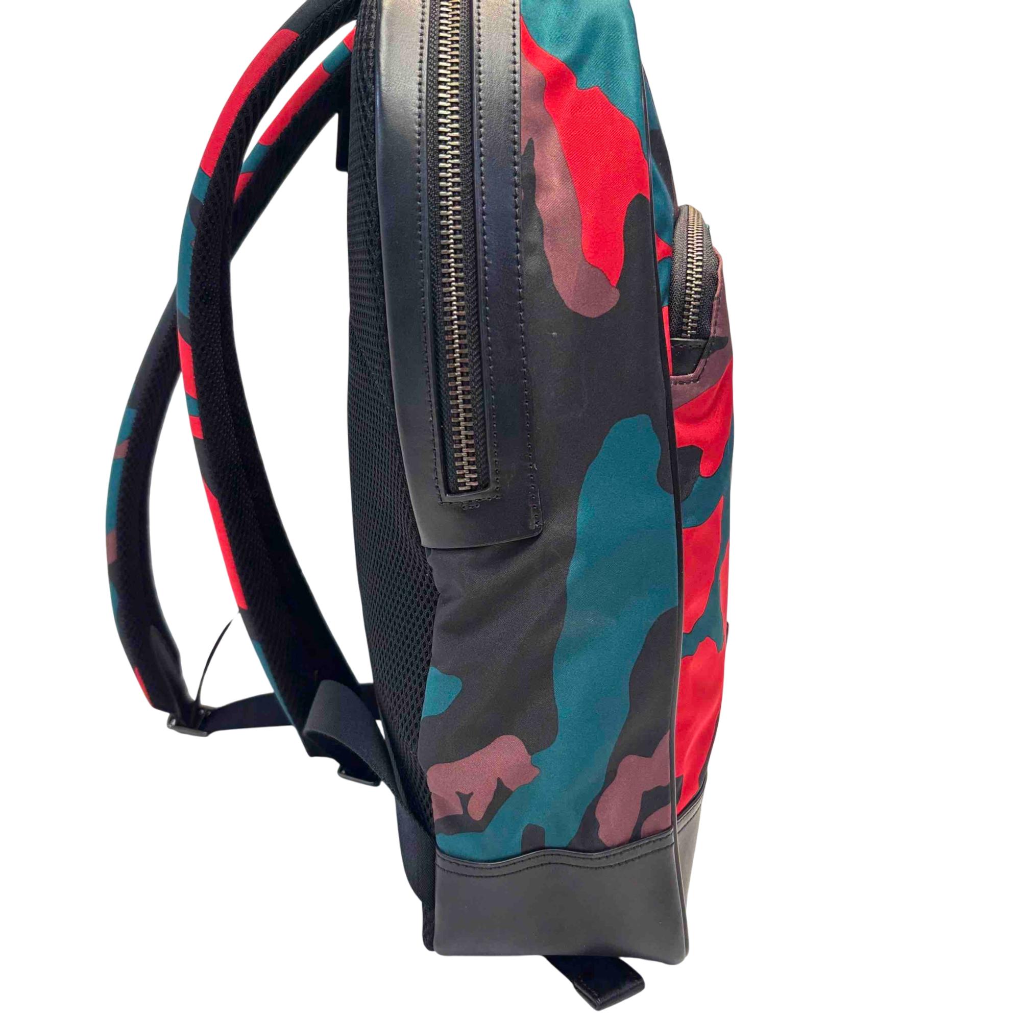 blue camo coach backpack Outlet West In Signature Print all details are taken into account with padded leather shoulder straps Coach | Bags | Coach