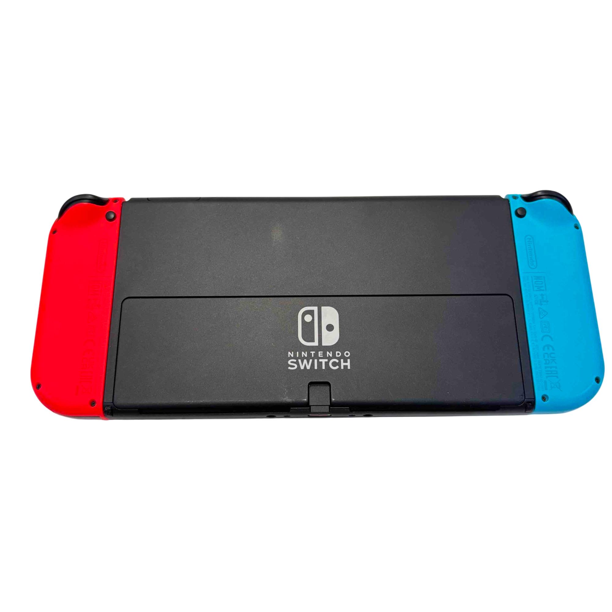 Nintendo Switch NINTENDO SWITCH HEG-001 Nintendo Switch OLED Model HEG-001 Red and Blue 2597