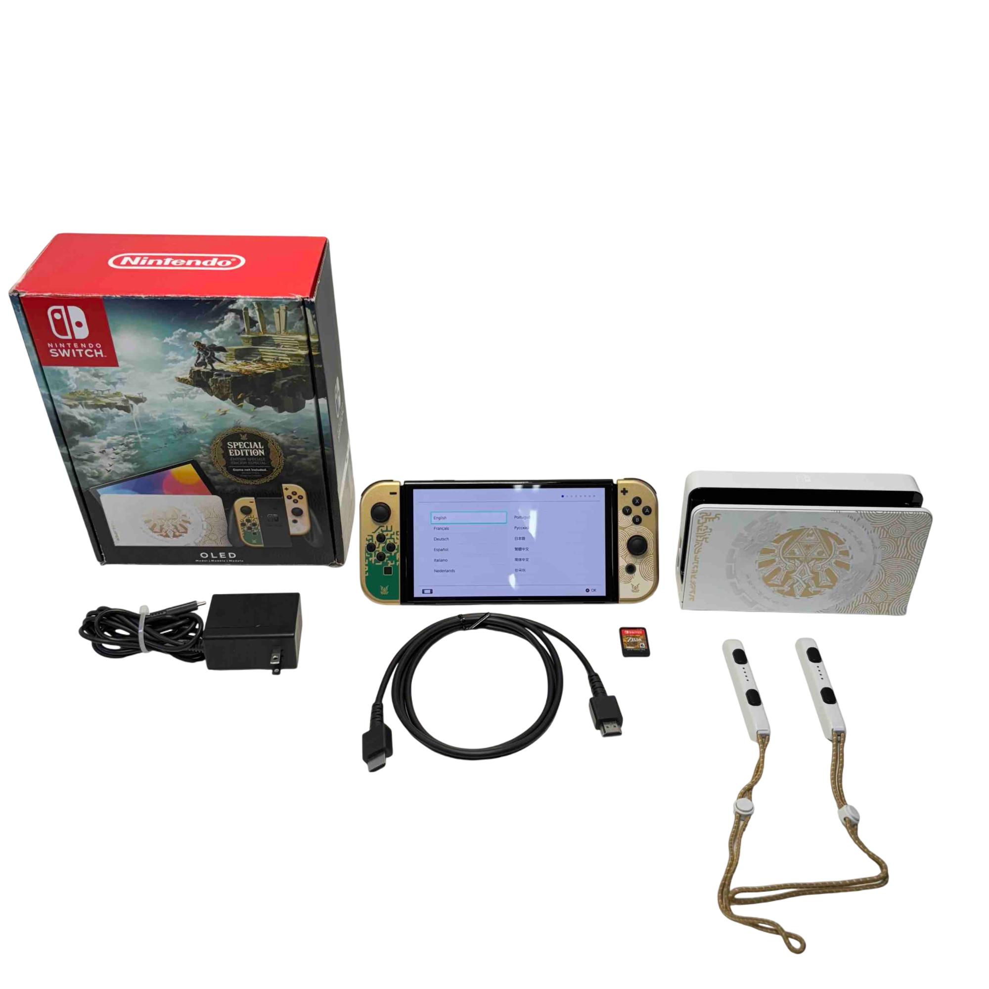 Nintendo Switch OLED HEG-001 Legend of Zelda Edition Bundle 32GB 7
