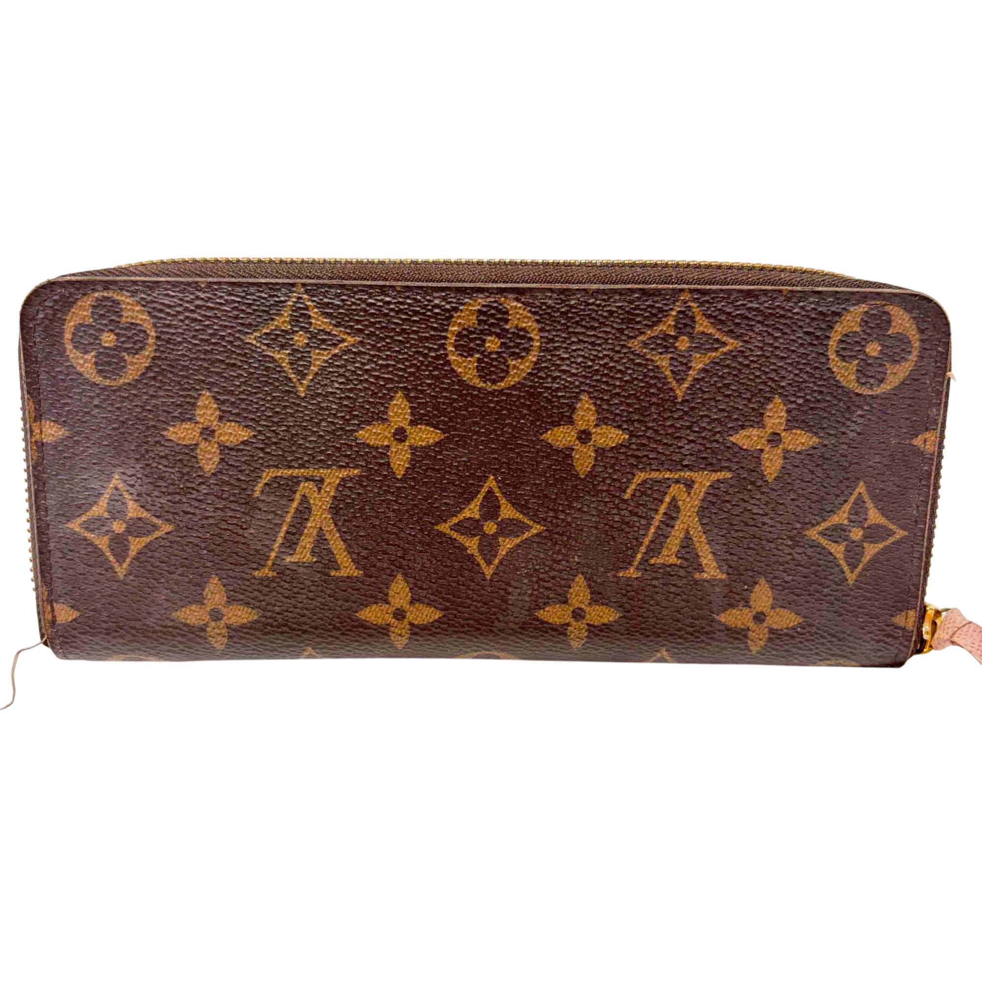 Louis Vuitton Zippy Wallet Monogram Canvas M41894 8x3.5x0.5
