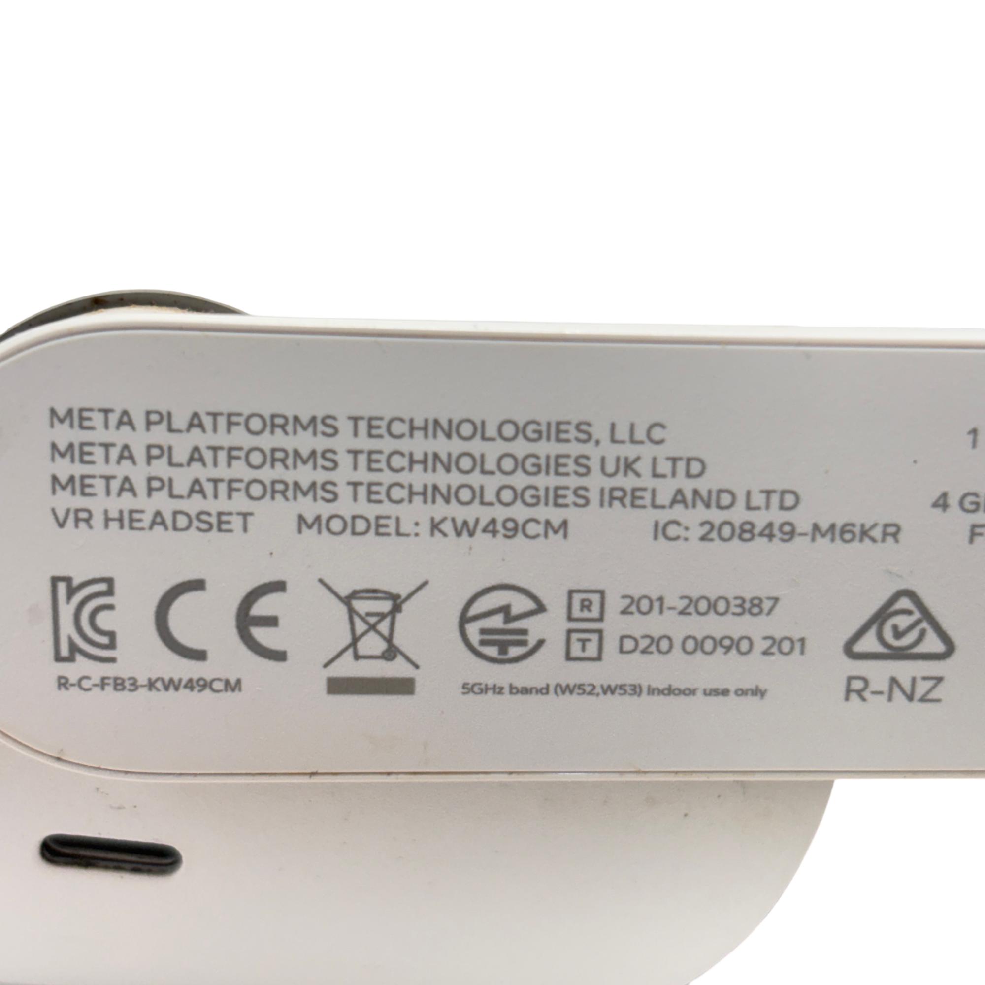Meta Quest 2 KW49CM 128GB All-In-One Virtual Reality Headset 5248