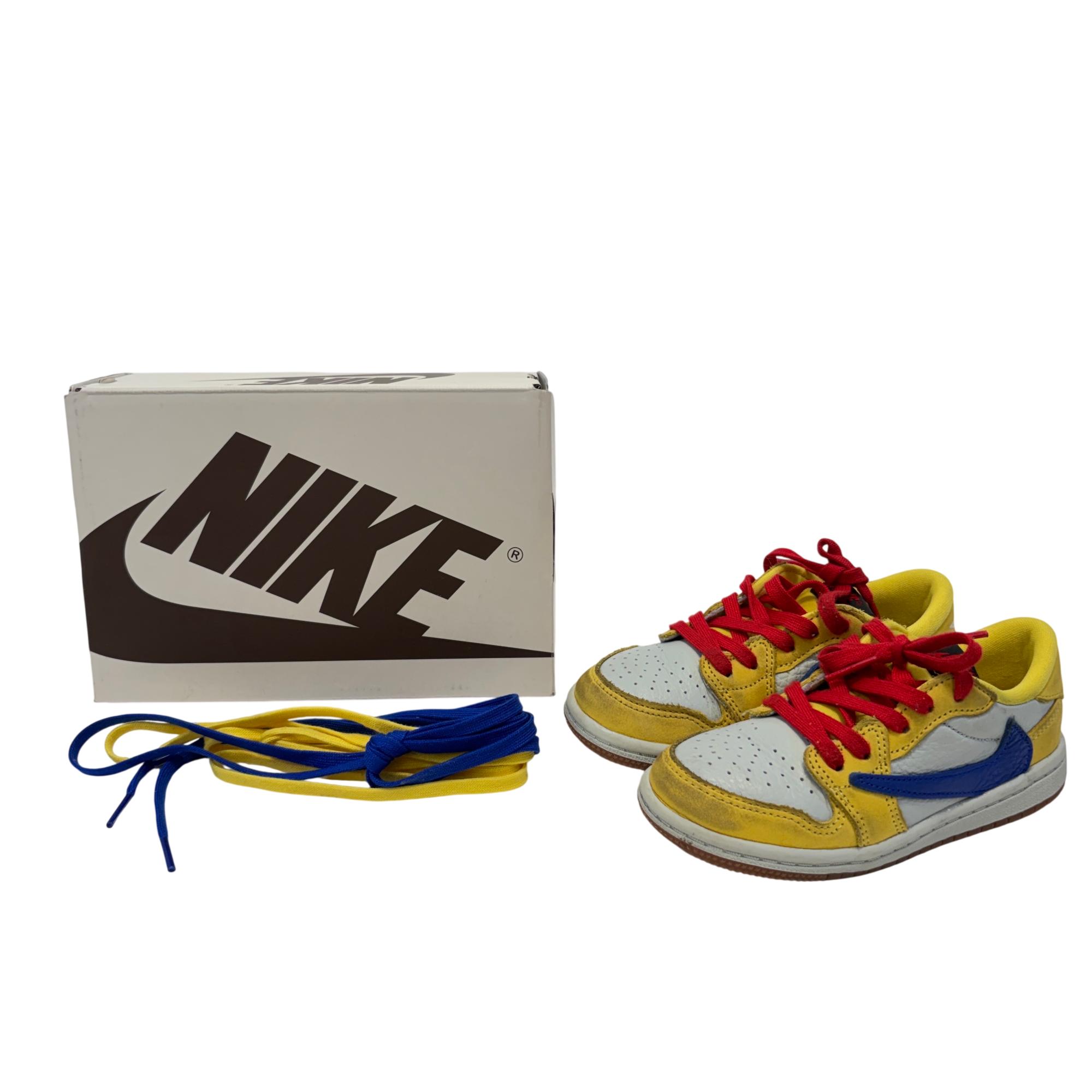 Nike x Travis Scott Air Jordan 1 Retro Low OG SP Canary Kids 