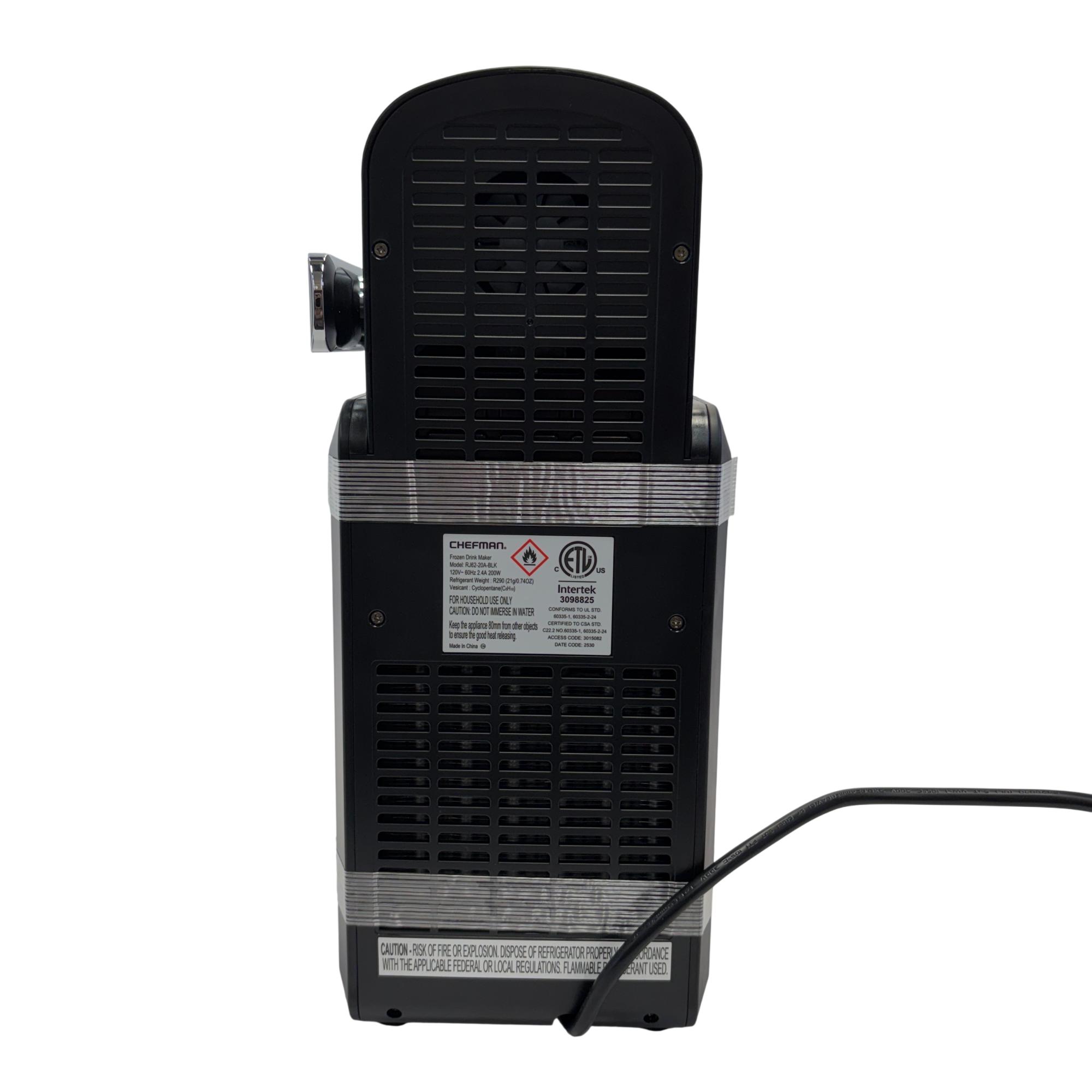 Iceman Rj62 Chefman Iceman Slush-Ease Frozen Drink Maker RJ62-20A-BLK