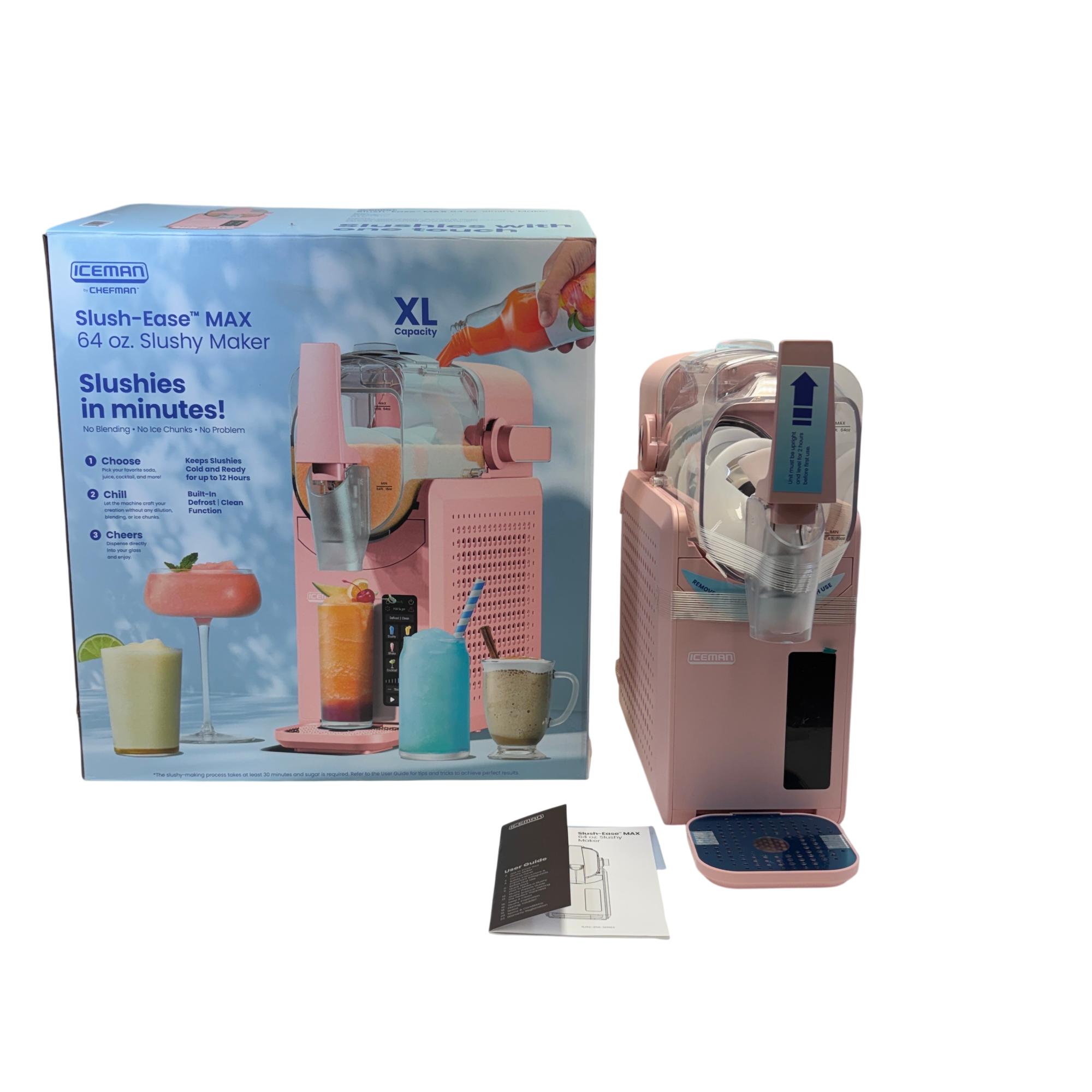 Iceman Rj62 Chefman Slush-Ease MAX XL Iceman 64 oz. Slushy Maker RJ62-20A-PNK-E