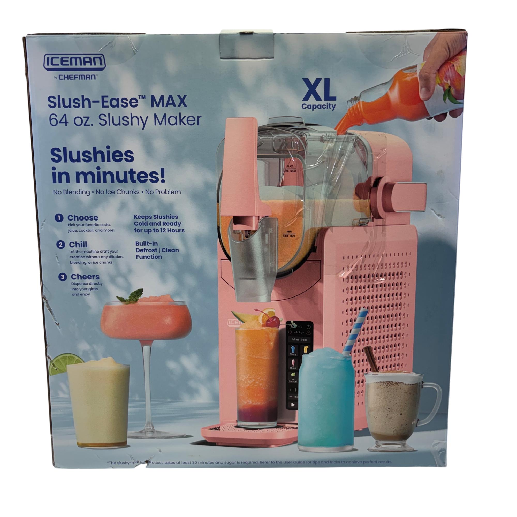 Iceman Rj62 Chefman Slush-Ease MAX XL Iceman 64 oz. Slushy Maker RJ62-20A-PNK-E