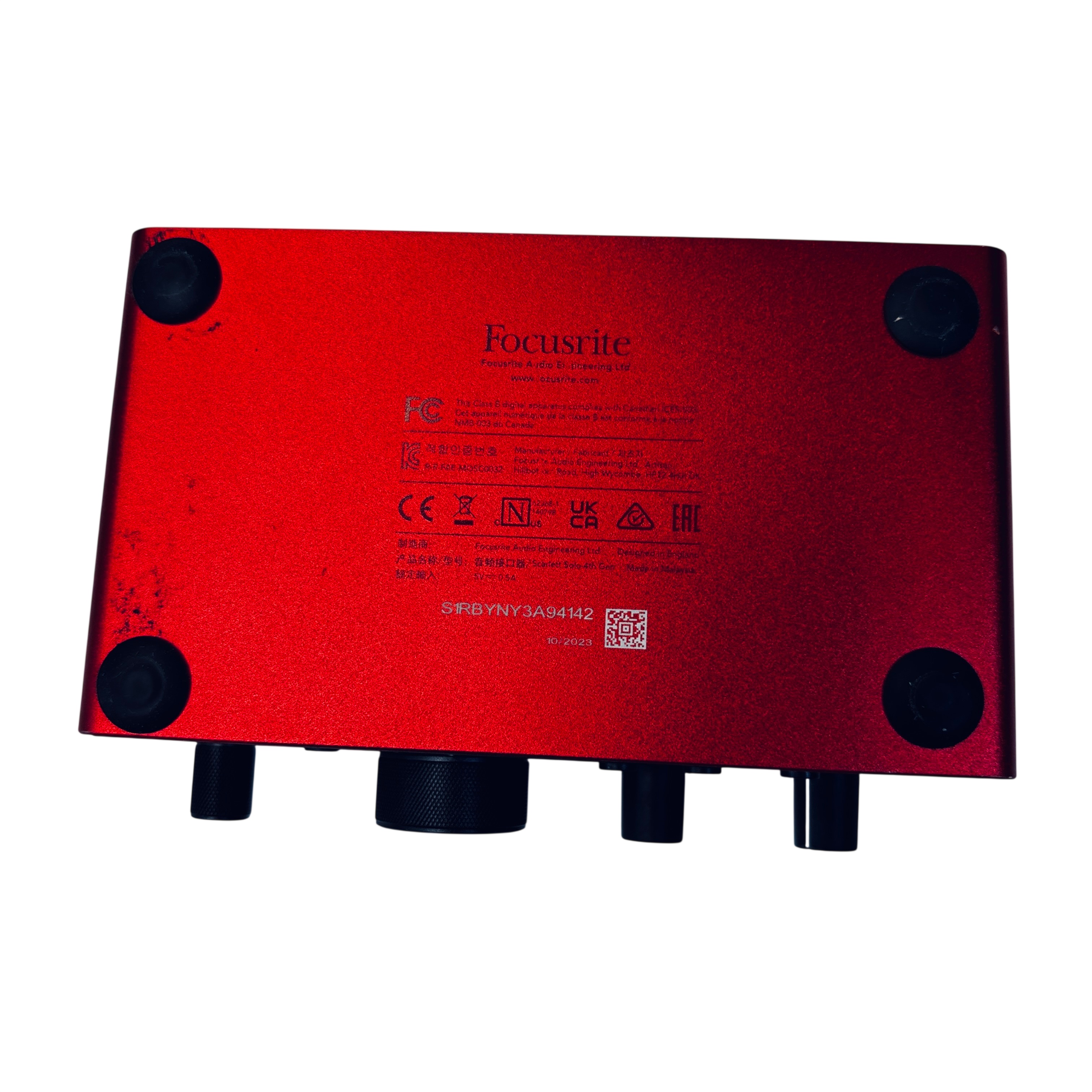 Focusrite Scarlett Solo 4th Gen 24bit 192kHz USB Audio Interface