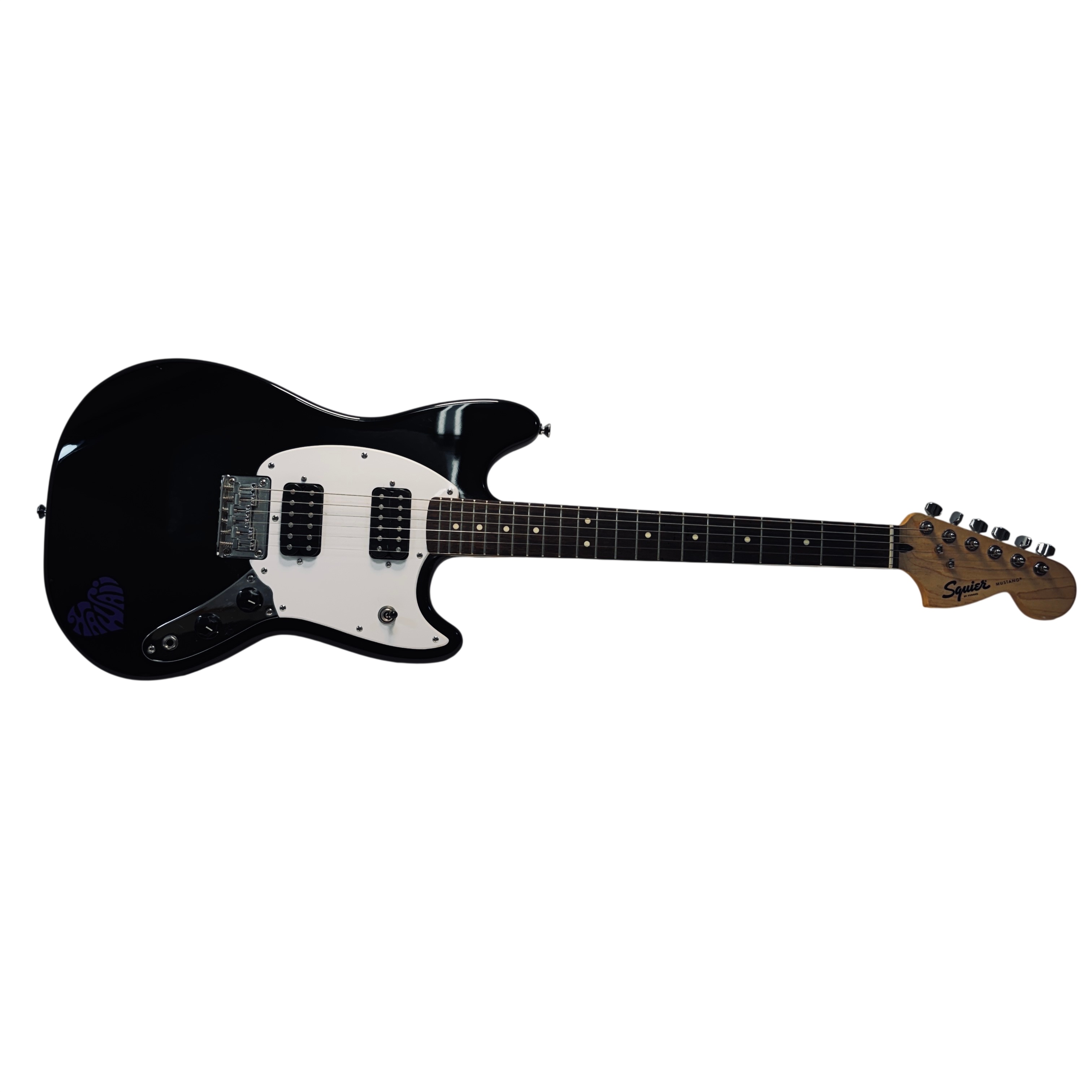 Fender Squier Bullet Mustang HH Black Electric Guitar 24