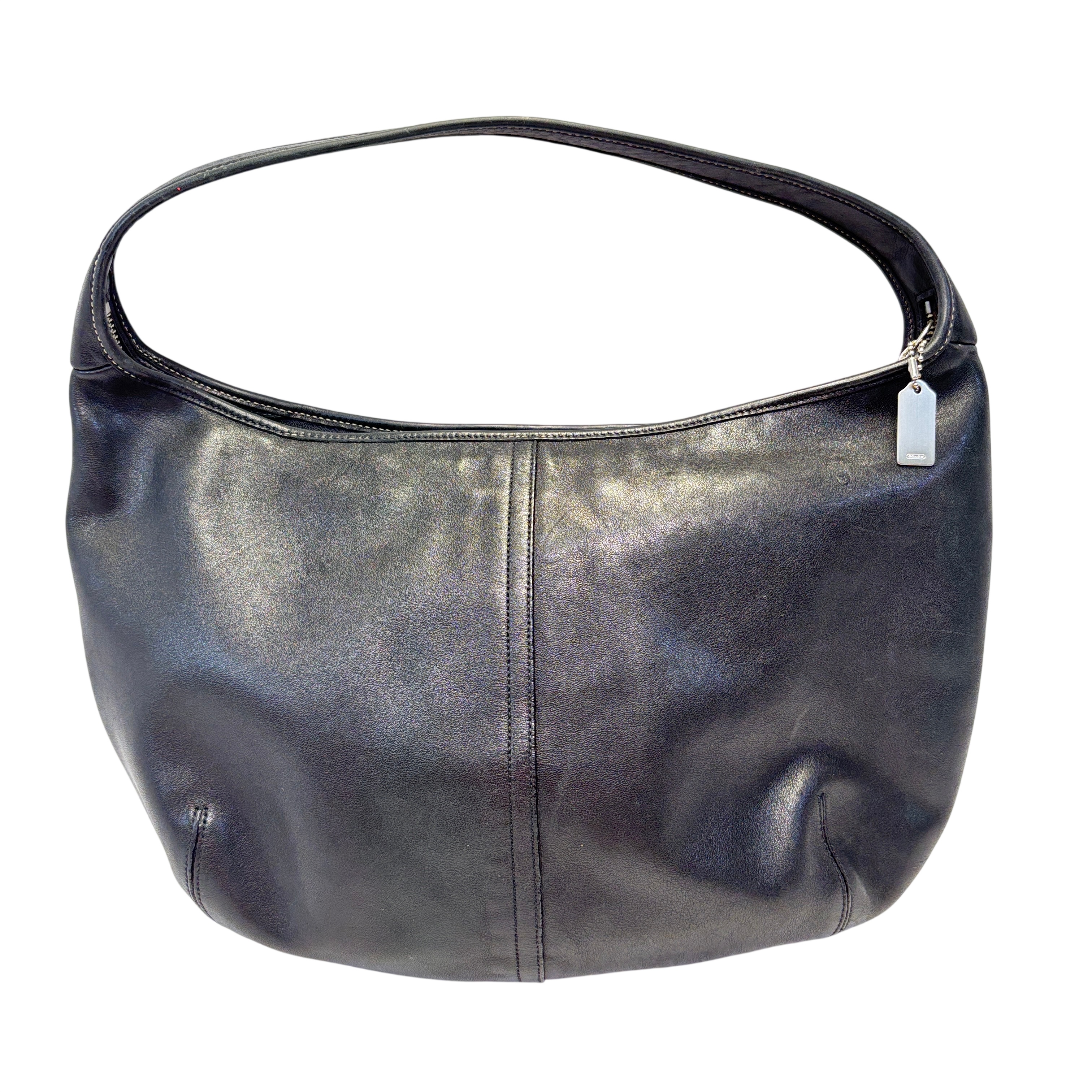 Coach Ergo Hobo Leather Shoulder Bag Purse Black J2K-9221