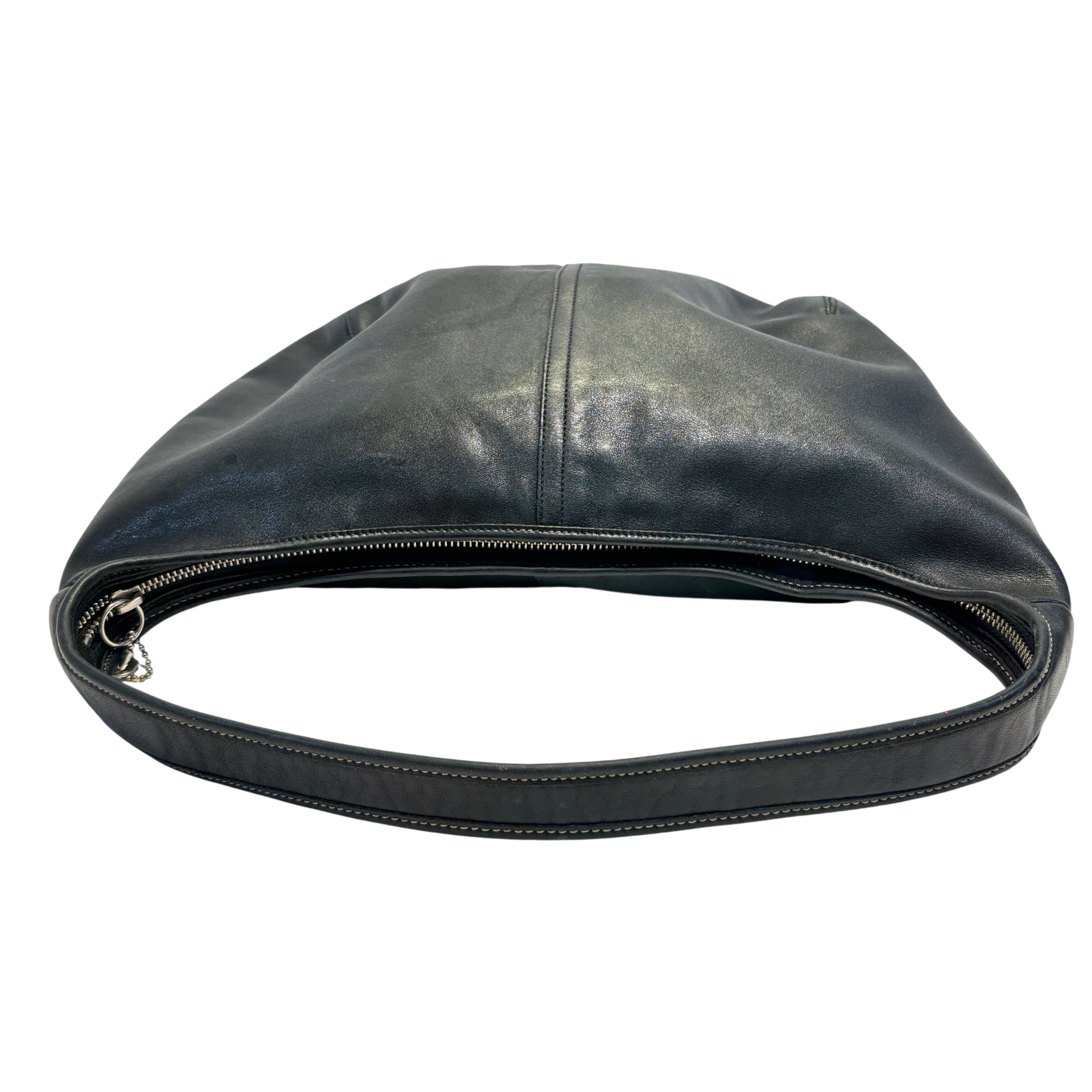 Coach Ergo Hobo Leather Shoulder Bag Purse Black J2K-9221