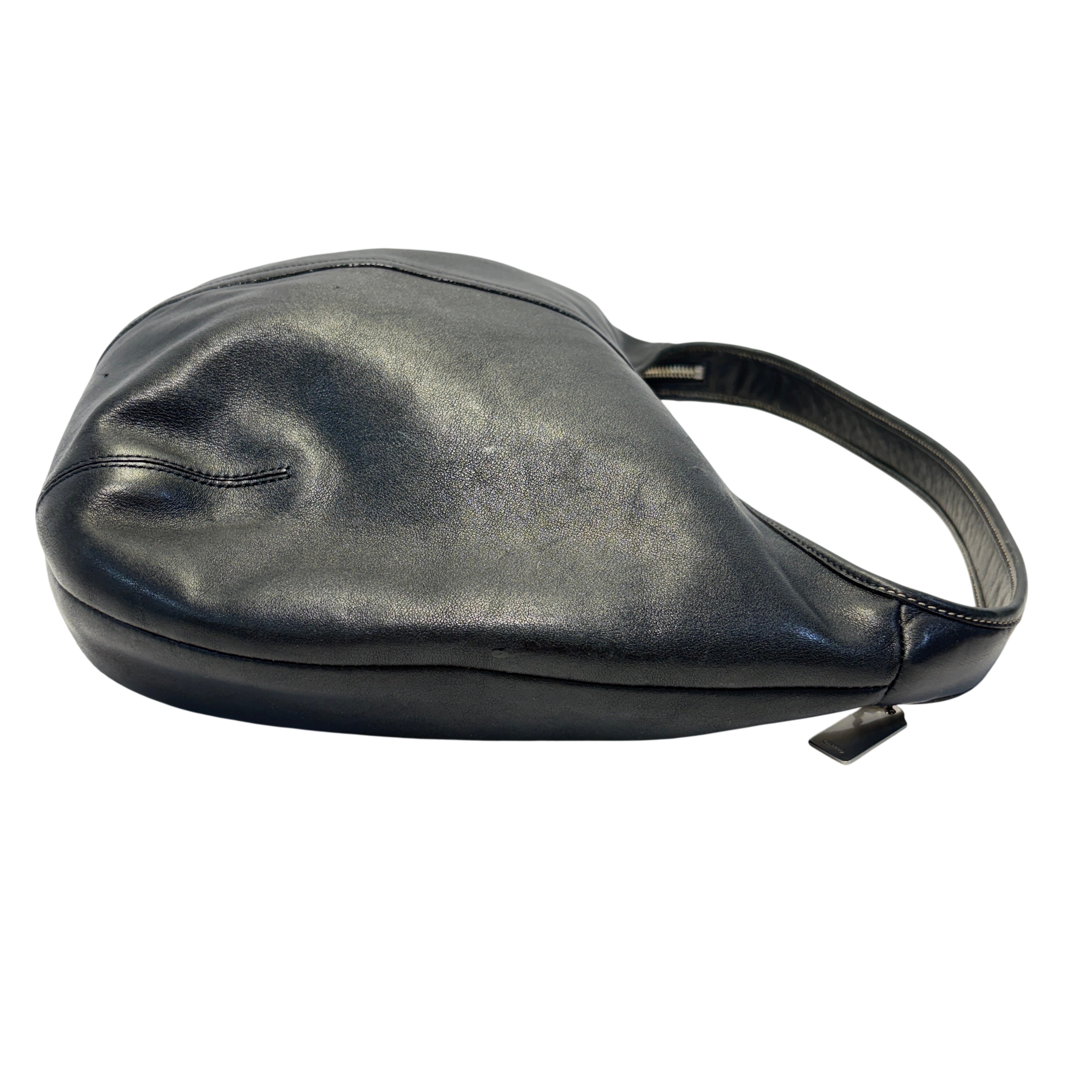 Coach Ergo Hobo Leather Shoulder Bag Purse Black J2K-9221