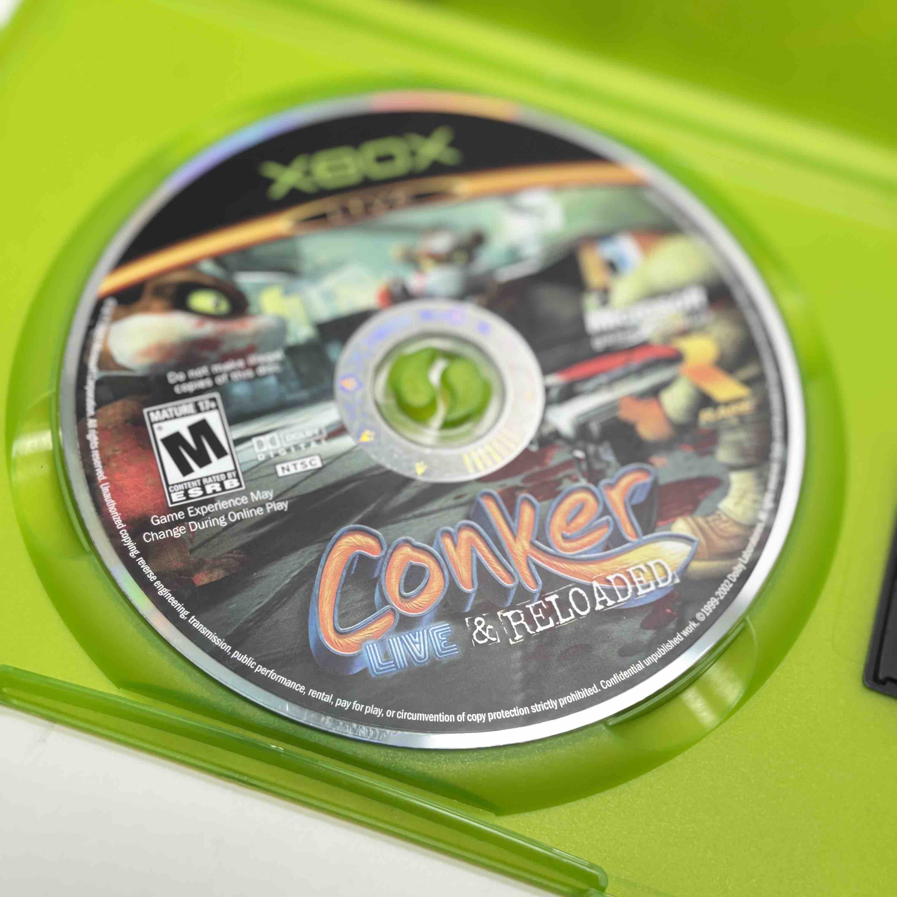 Conker: Live & Reloaded Xbox Video Gaming Disc