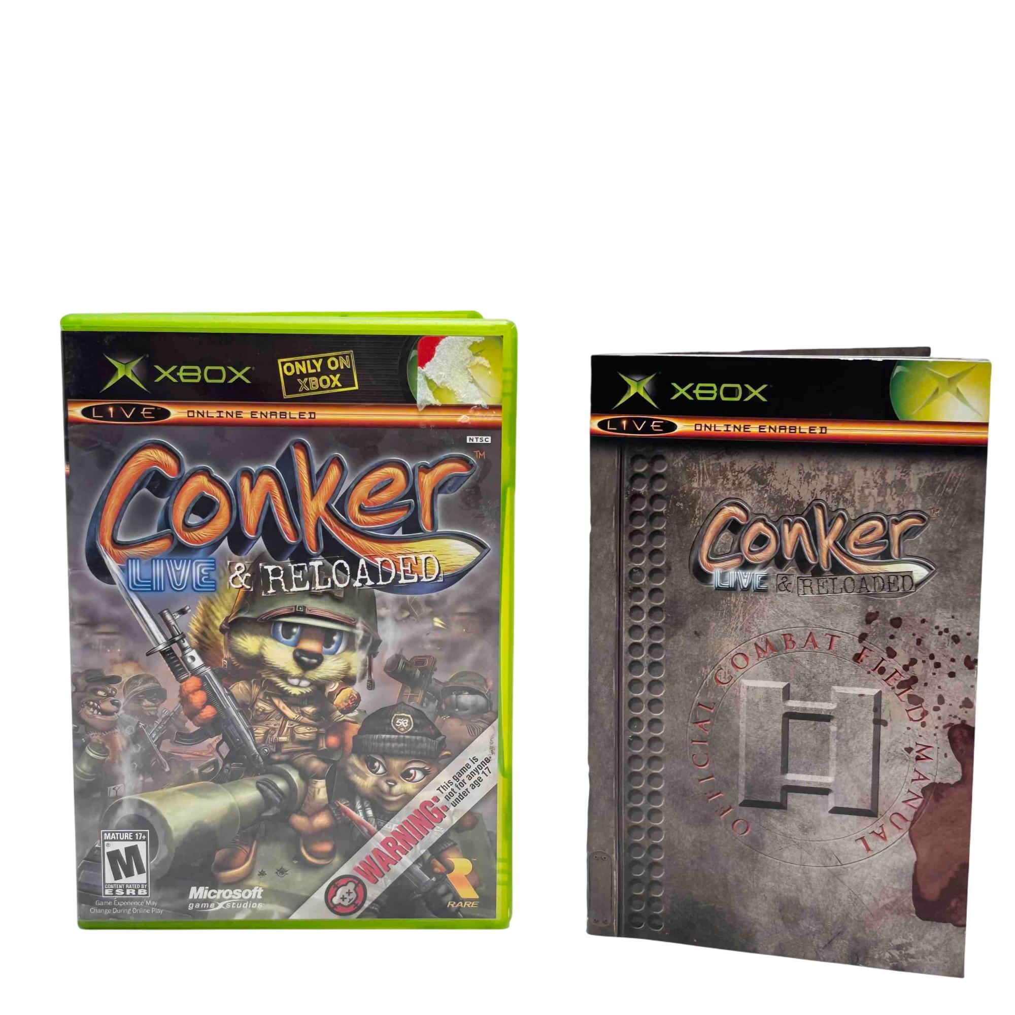 Conker: Live & Reloaded Xbox Video Gaming Disc
