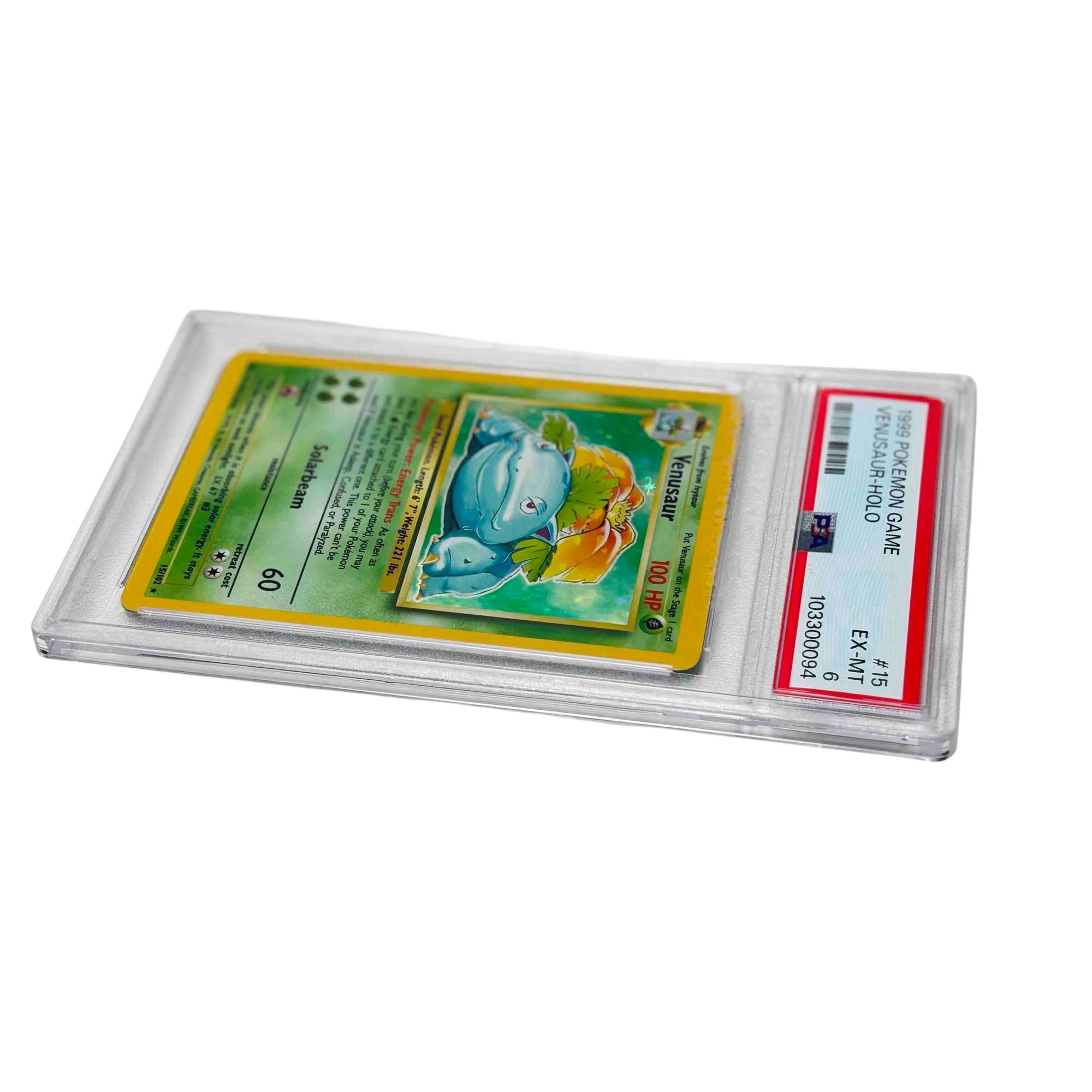 1999 Pokemon Game Card Venusaur-Holo #15 PSA Graded 6