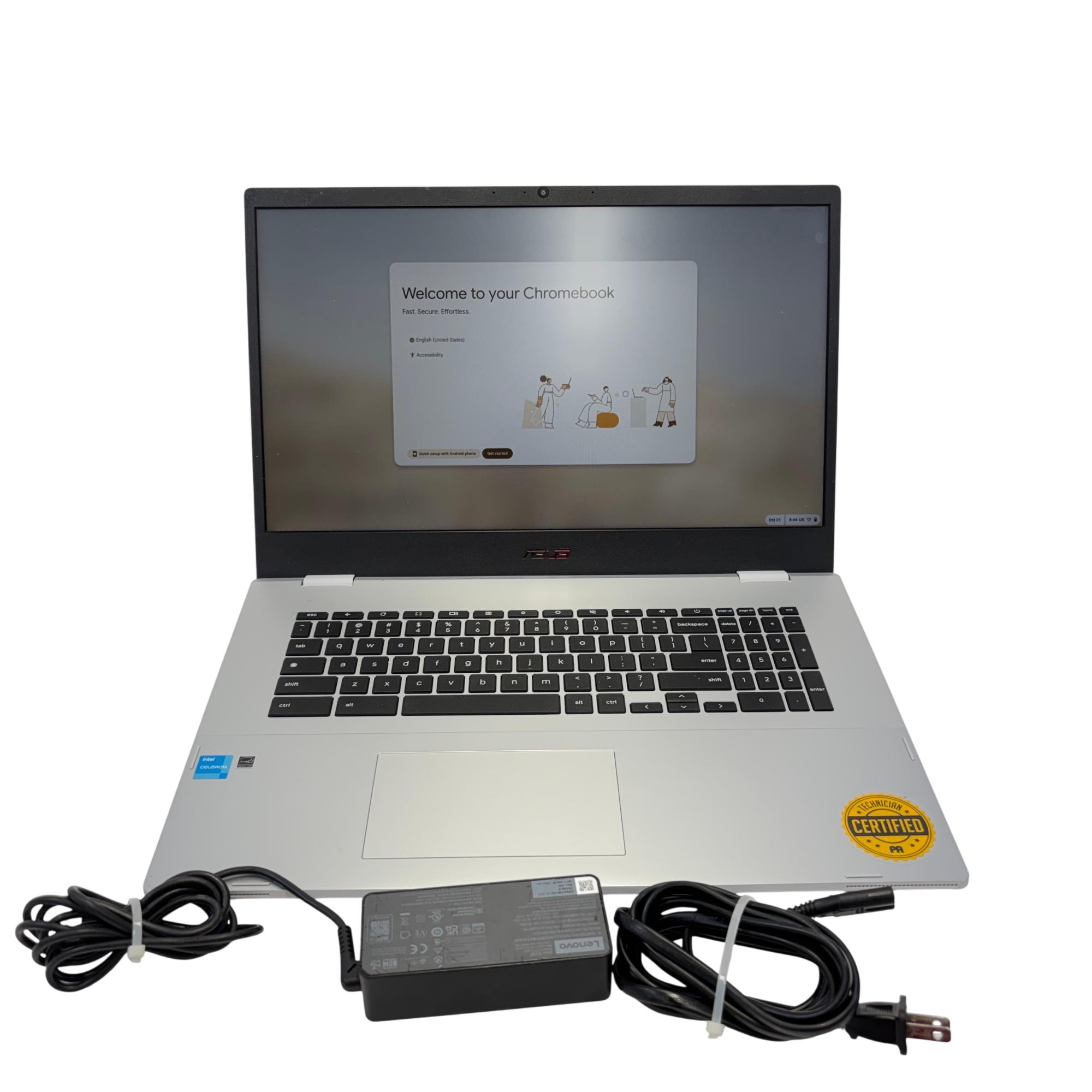 ASUS Chromebook CX1700CK-CL464 Intel Celeron N4500 4GB RAM 64GB eMMC 17.3