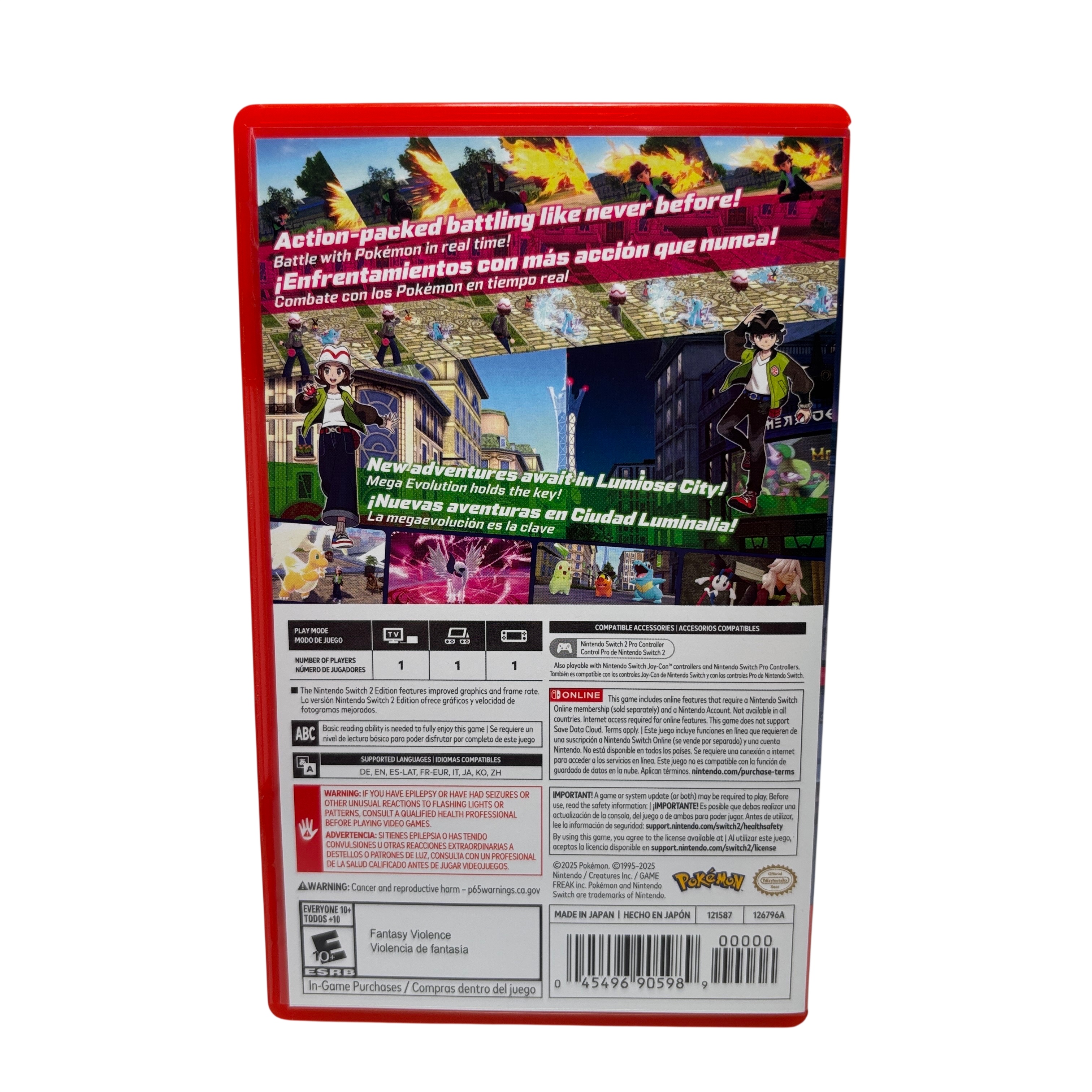 Nintendo Pokemon Legends Z Switch 2 Video Game Cartridge LN-ALZLB-USA-0