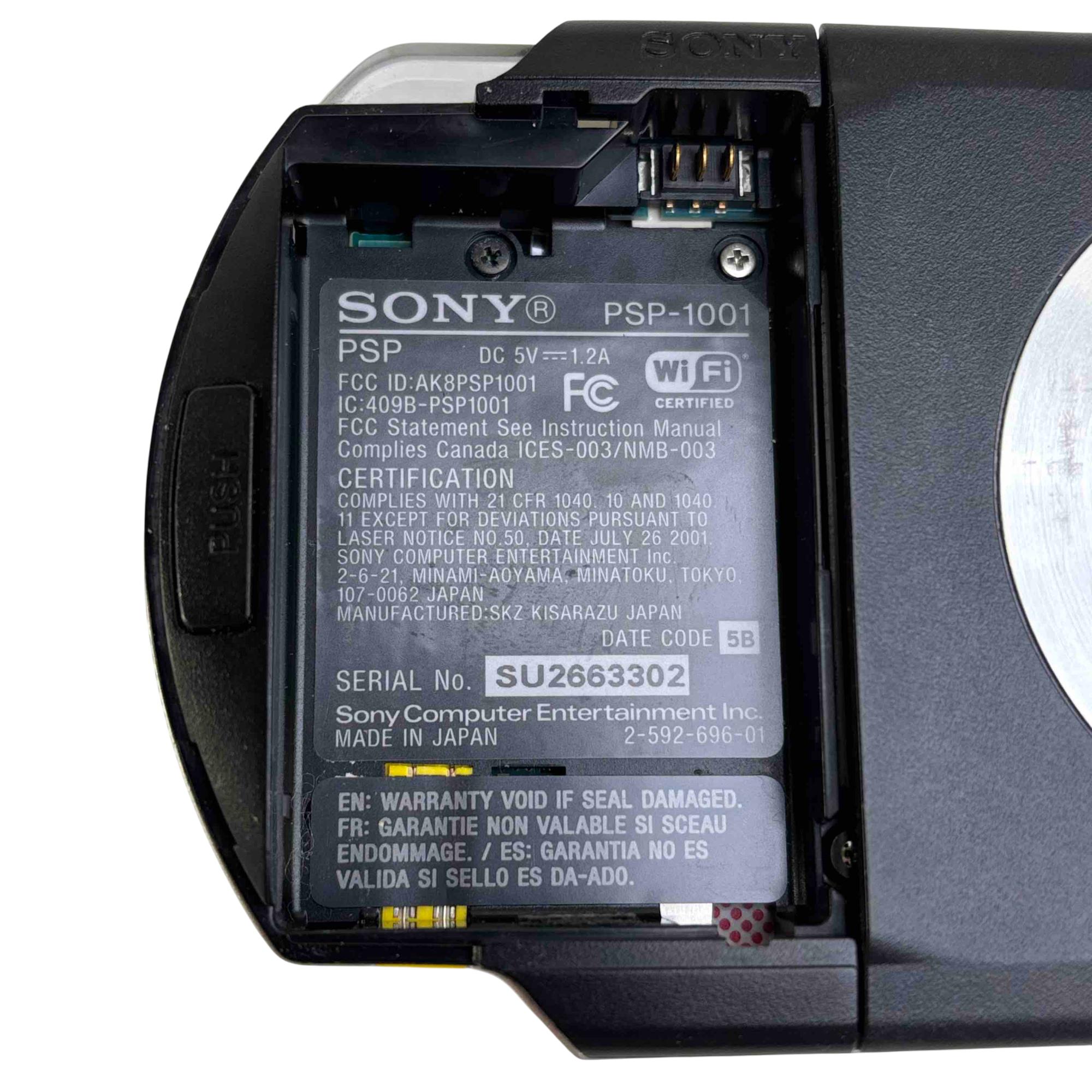 Sony PlayStation Portable PSP-1001 Handheld Portable Game