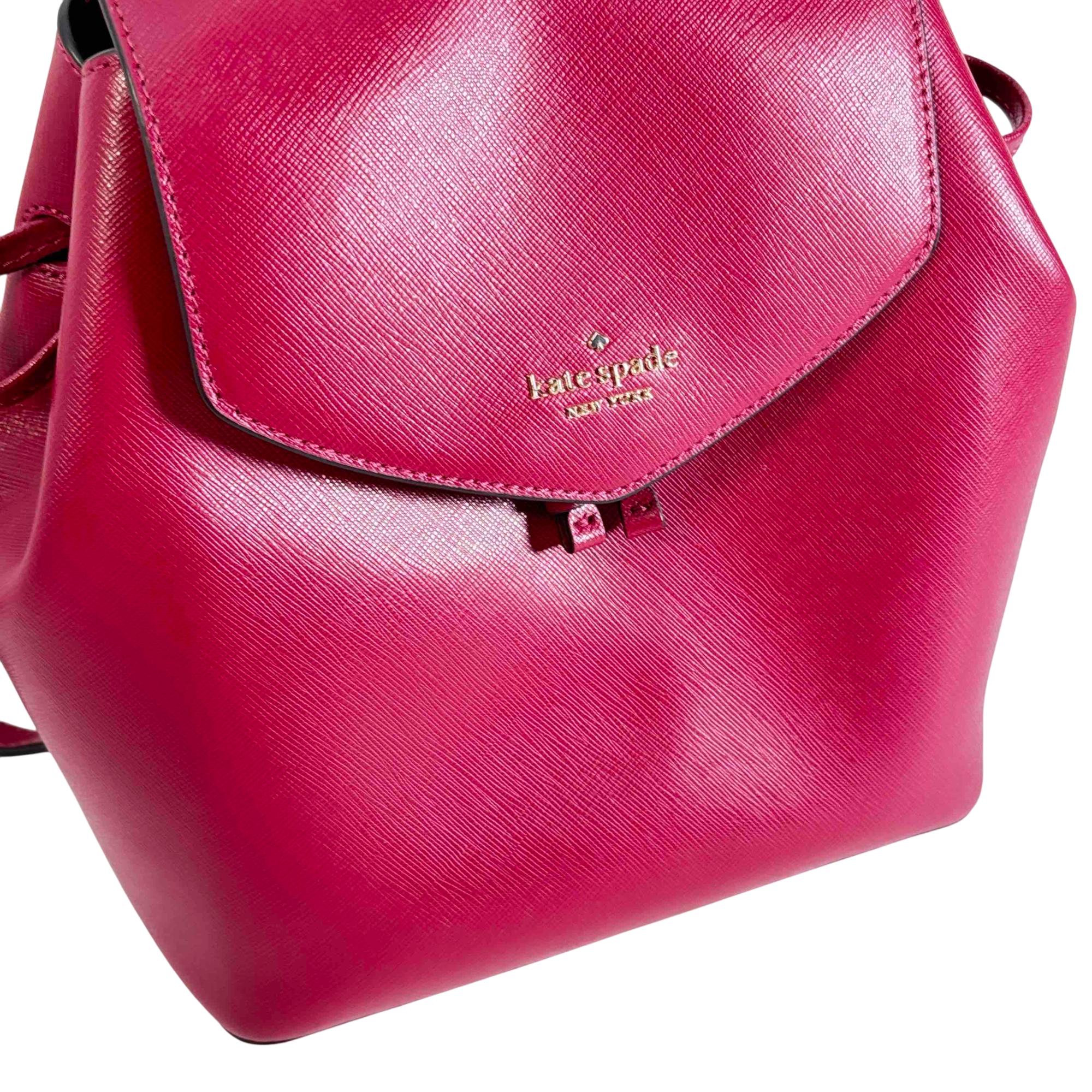 NEW Katespade hotpink Lizzie Medium Flap Backpack Kate Spade Lizzie medium flat backpack new | Mercari main image 3