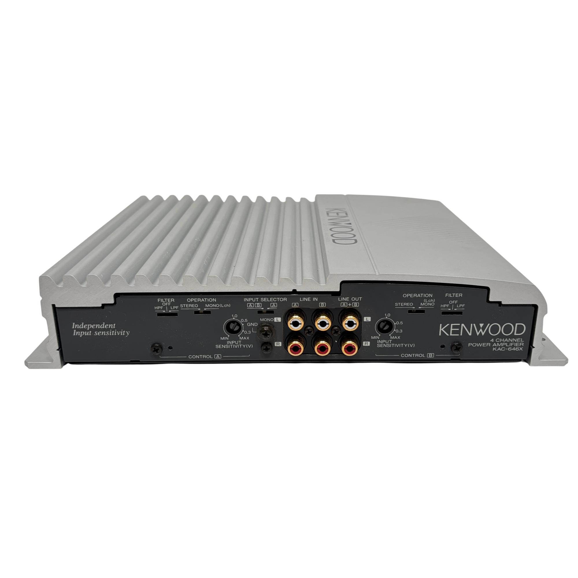 Kenwood KAC-646X 500W 4 Channel MOSFET Class A/B Car Amplifier