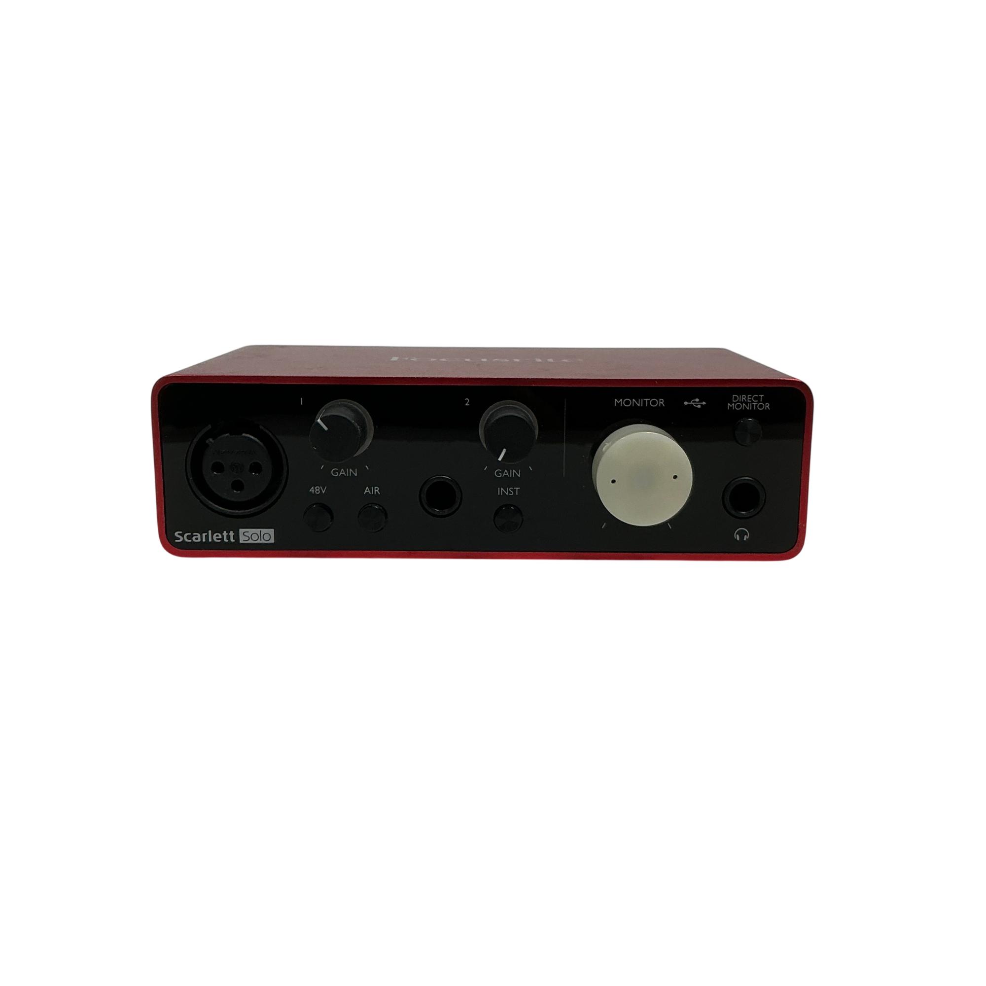 Focusrite Scarlett Solo Studio (3rd Gen) USB Audio Interface