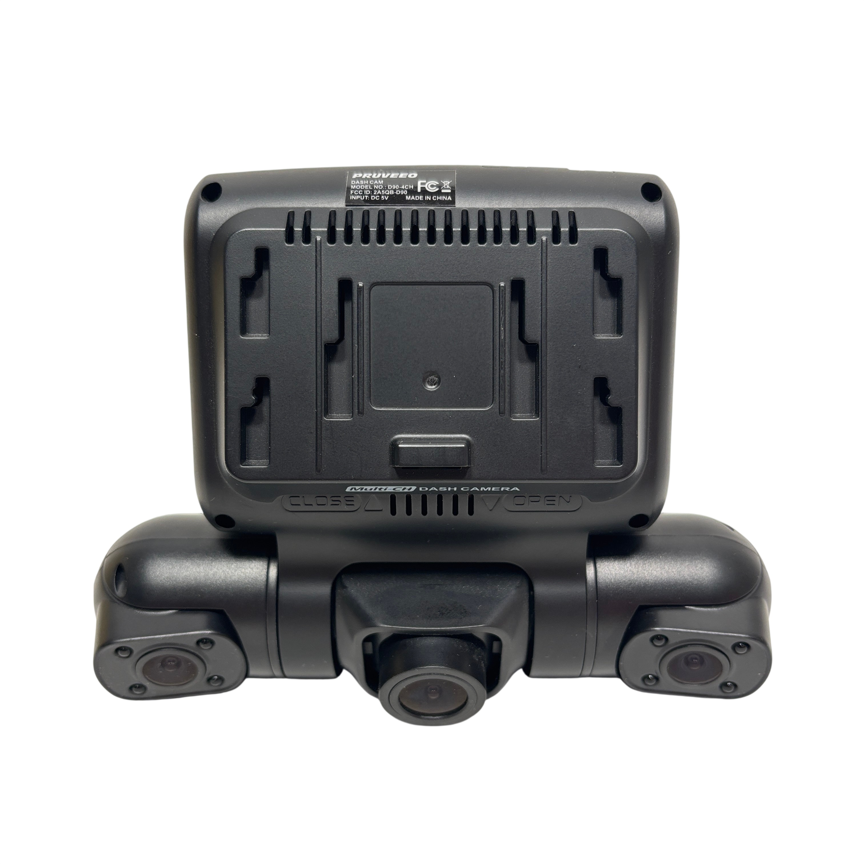 D904 PRUVEEO D904-4CH 4 Channel 360 Degree Built-In GPS Wi-Fi Night Vision ...