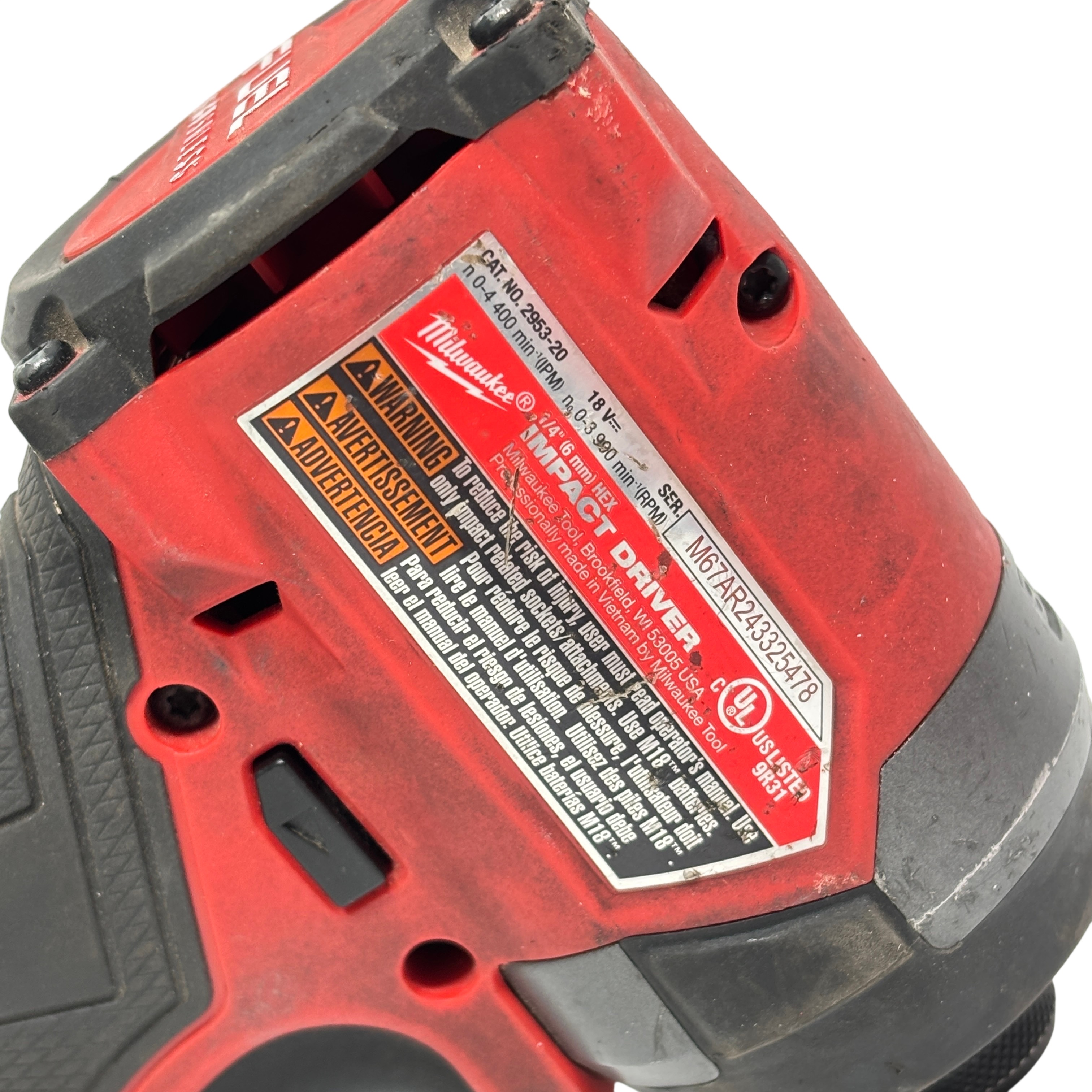 Milwaukee 2953-20 M18 FUEL 18V Li-Ion Brushless Cordless 1/4