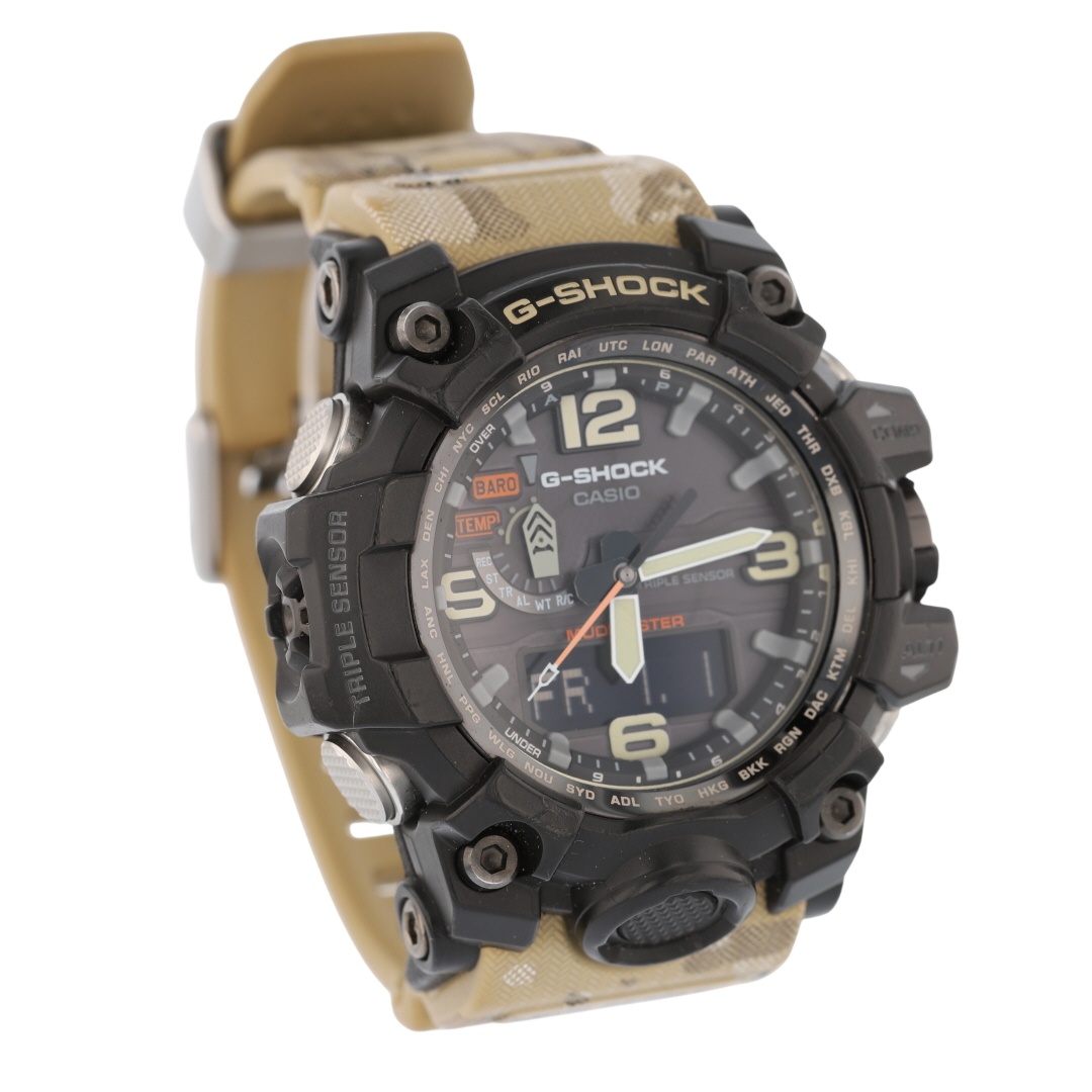 Casio G-Shock Mudmaster 56mm Black Dial Quartz Resin Band Men's