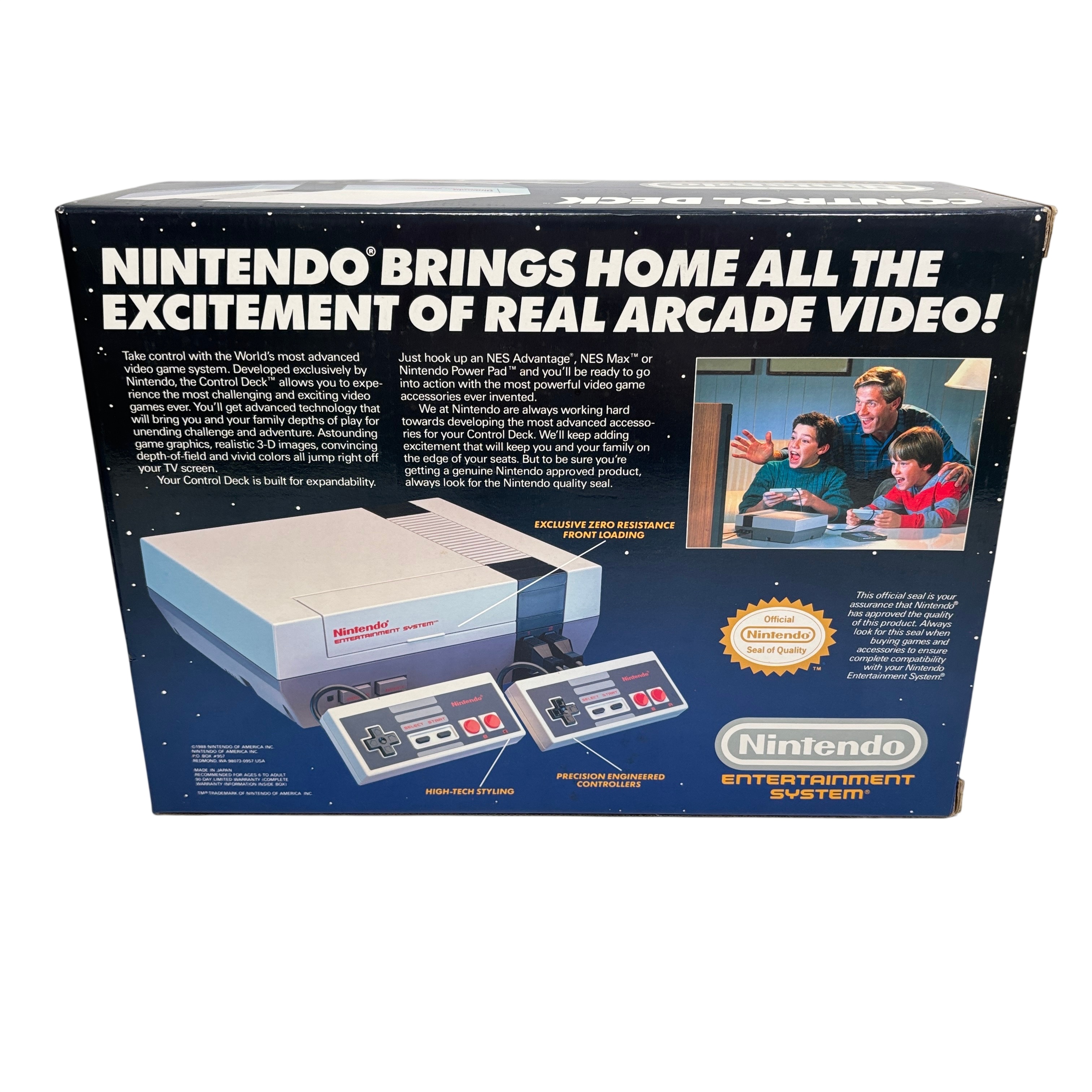 Nintendo Entertainment System NES-001 8-Bit Home Video Game